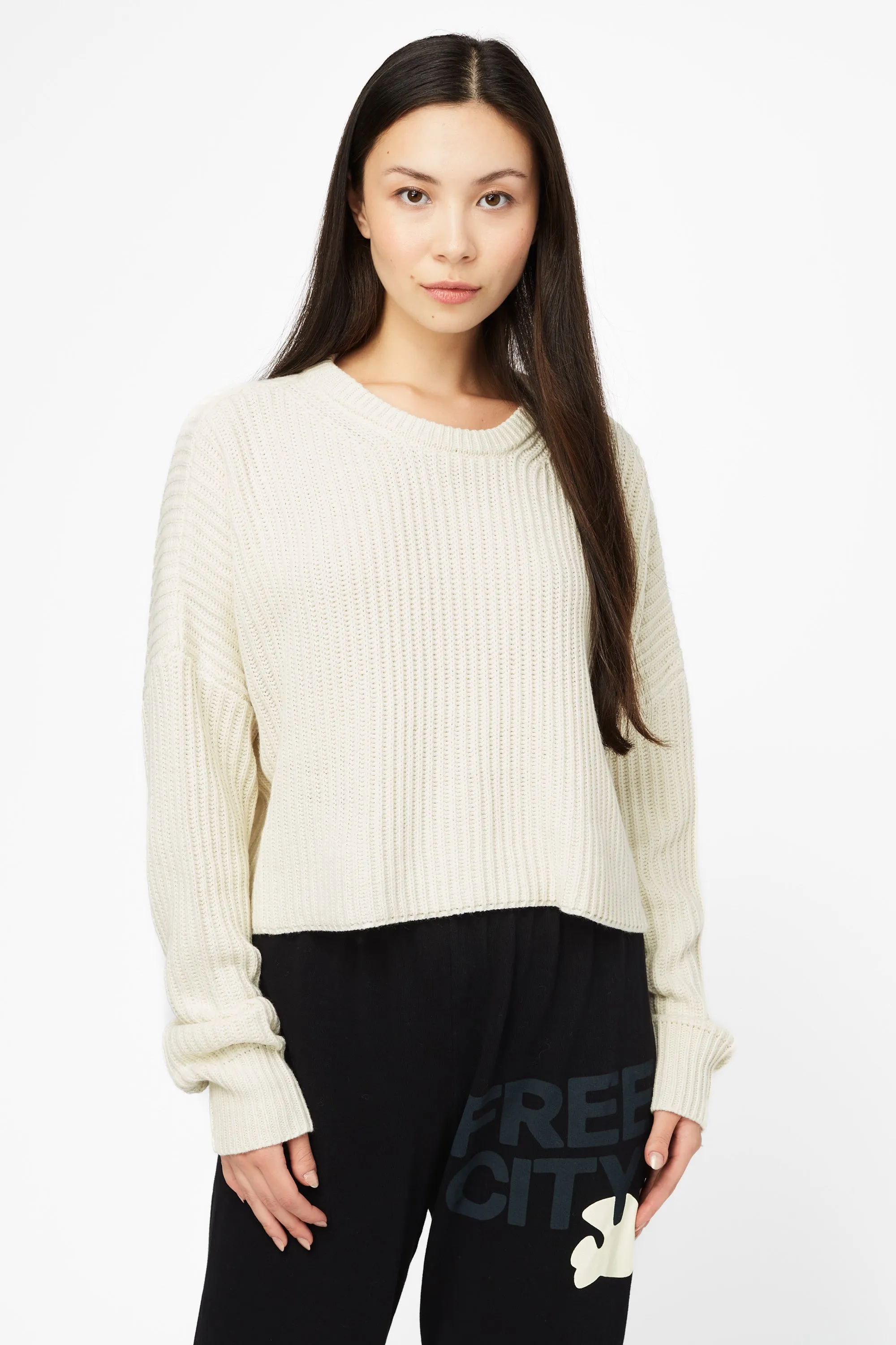 Allie Ribbed Knit Sweater