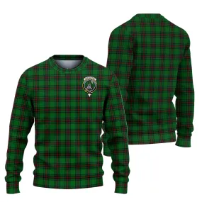 Anstruther Tartan Ugly Sweater with Family Crest