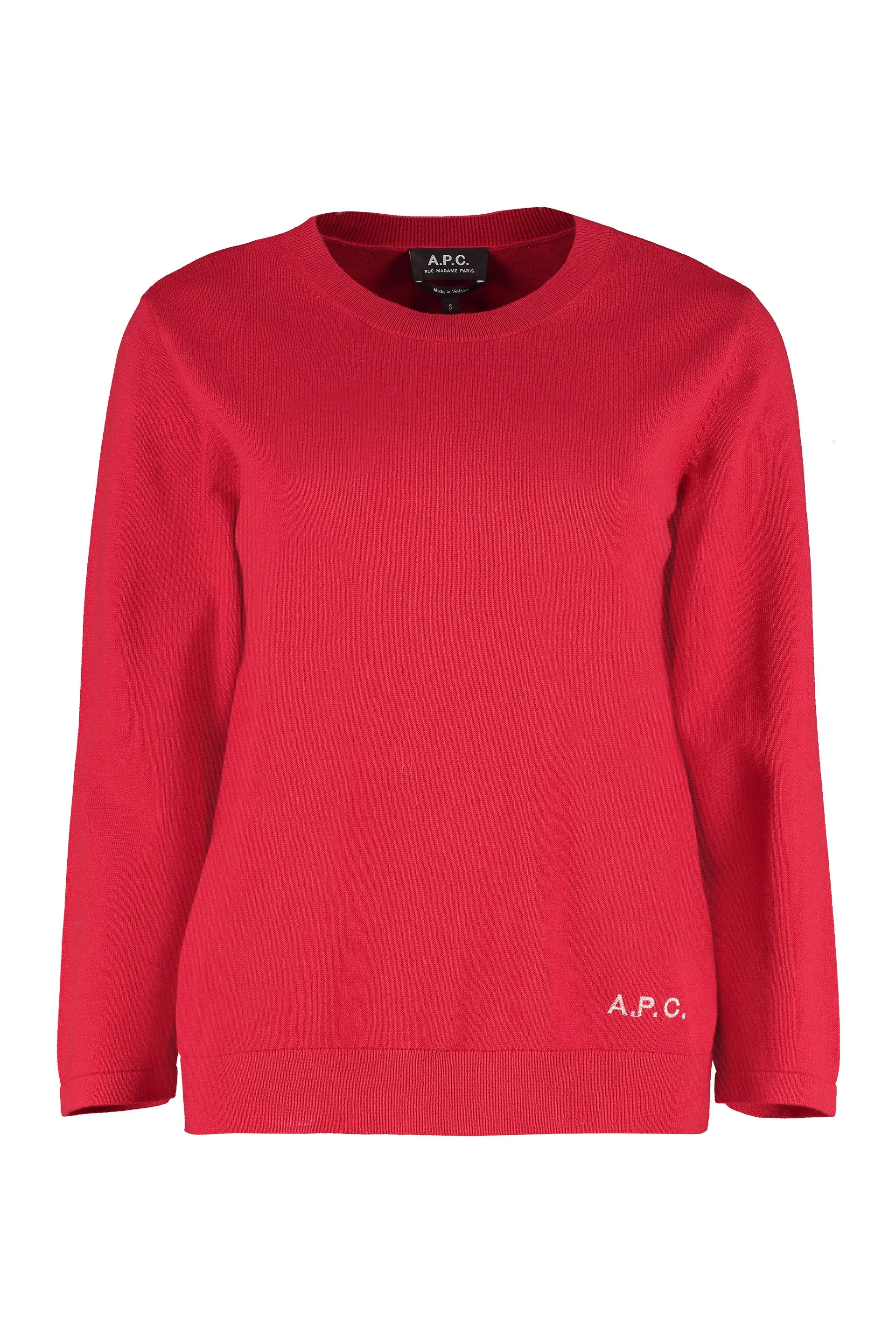 A.P.C. Logo Embroidered Crewneck Jumper