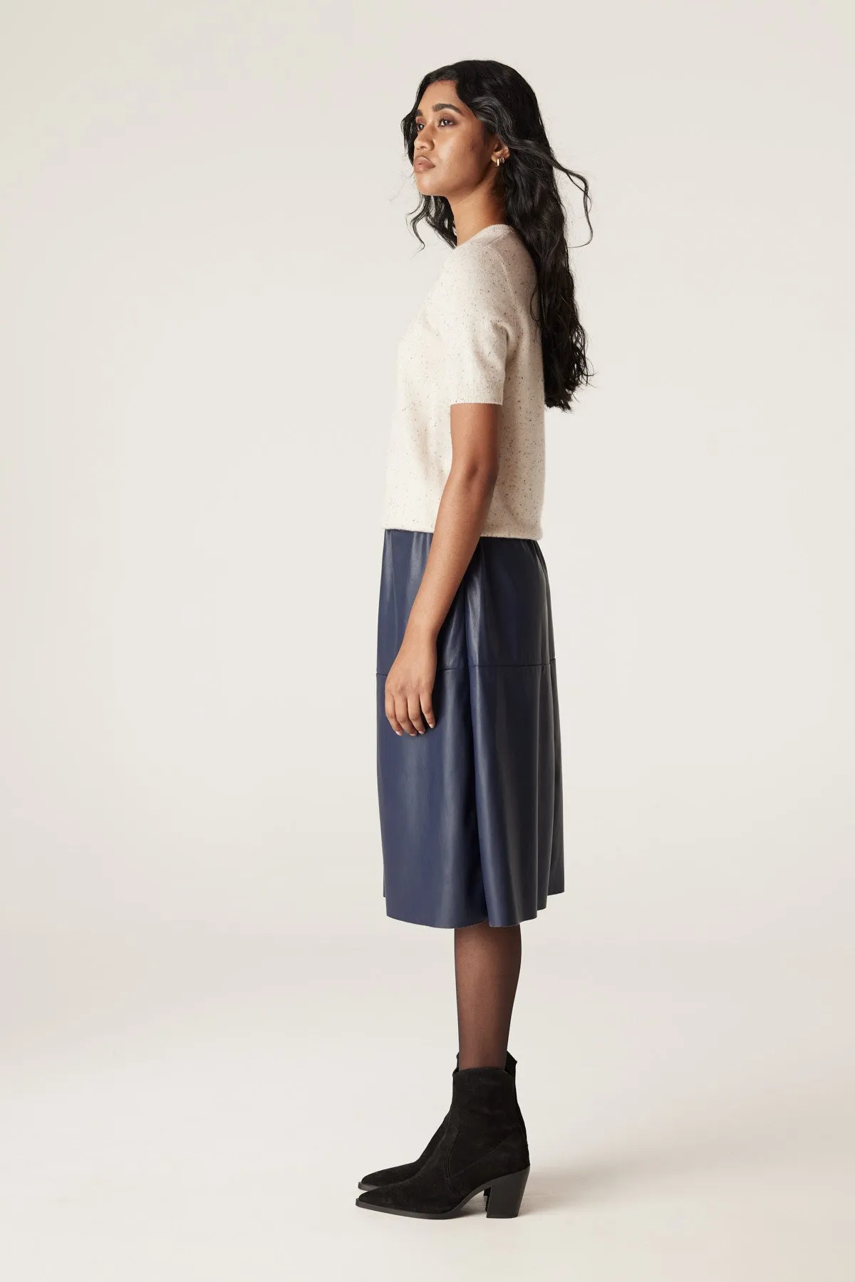 Arlo Vegan Skirt - Navy