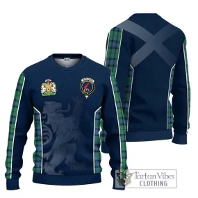 Armstrong Ancient Tartan Ugly Sweater with Family Crest and Lion Rampant Vibes Sport Style