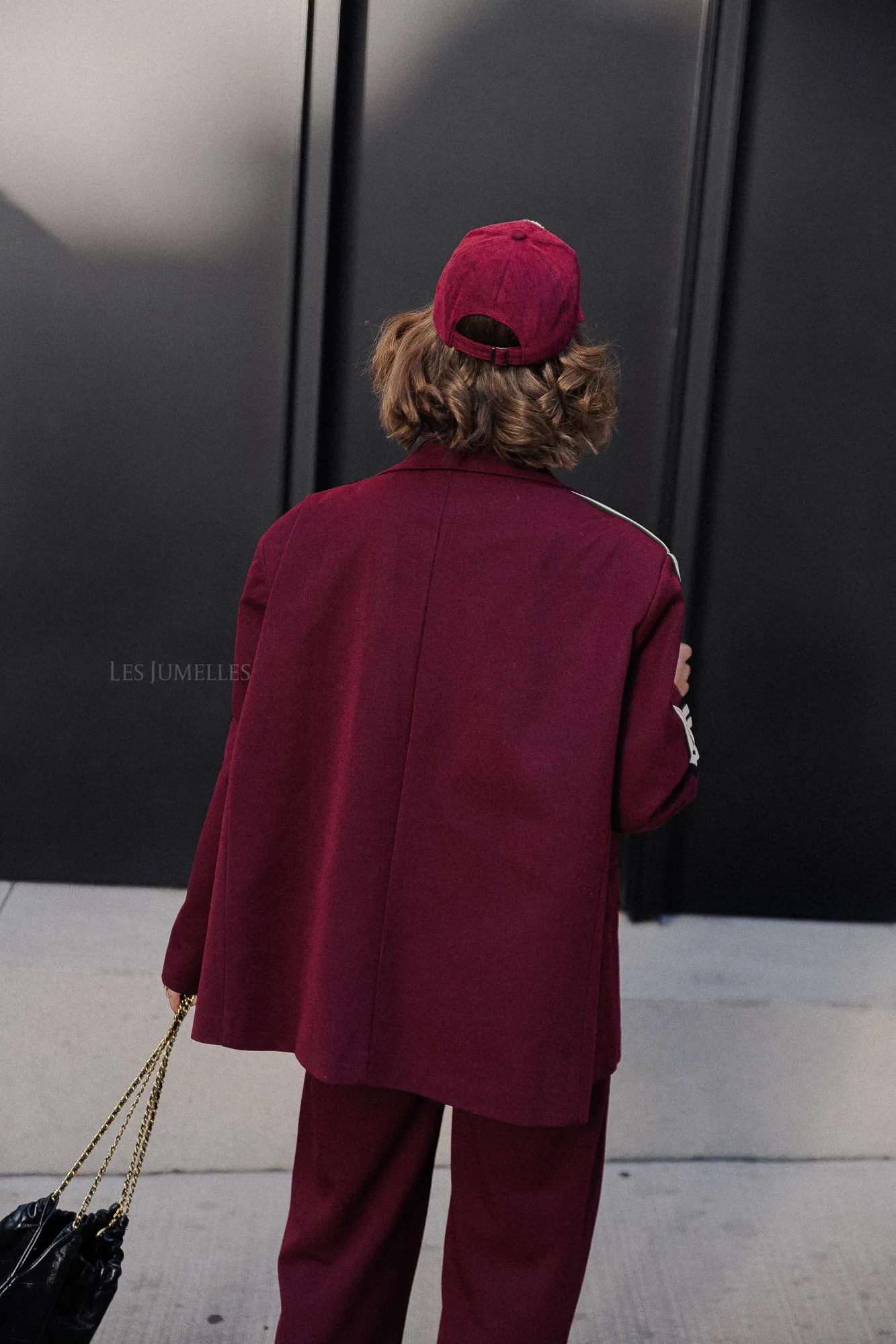 Aurelia oversized blazer burgundy