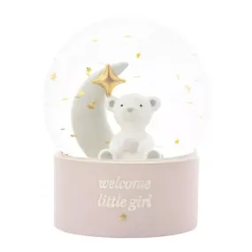 Baby Gift - Bambino Welcome Little Girl Water Globe