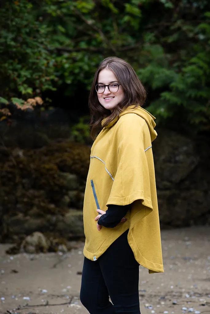 Bamboo Soft Cotton Poncho - Dijon