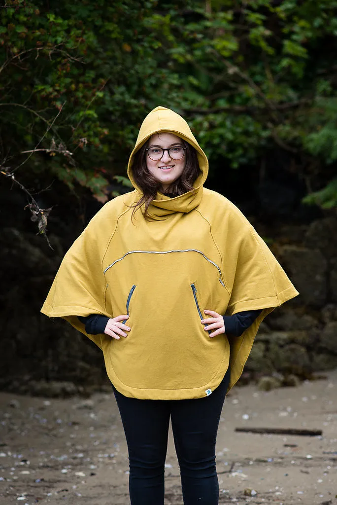 Bamboo Soft Cotton Poncho - Dijon