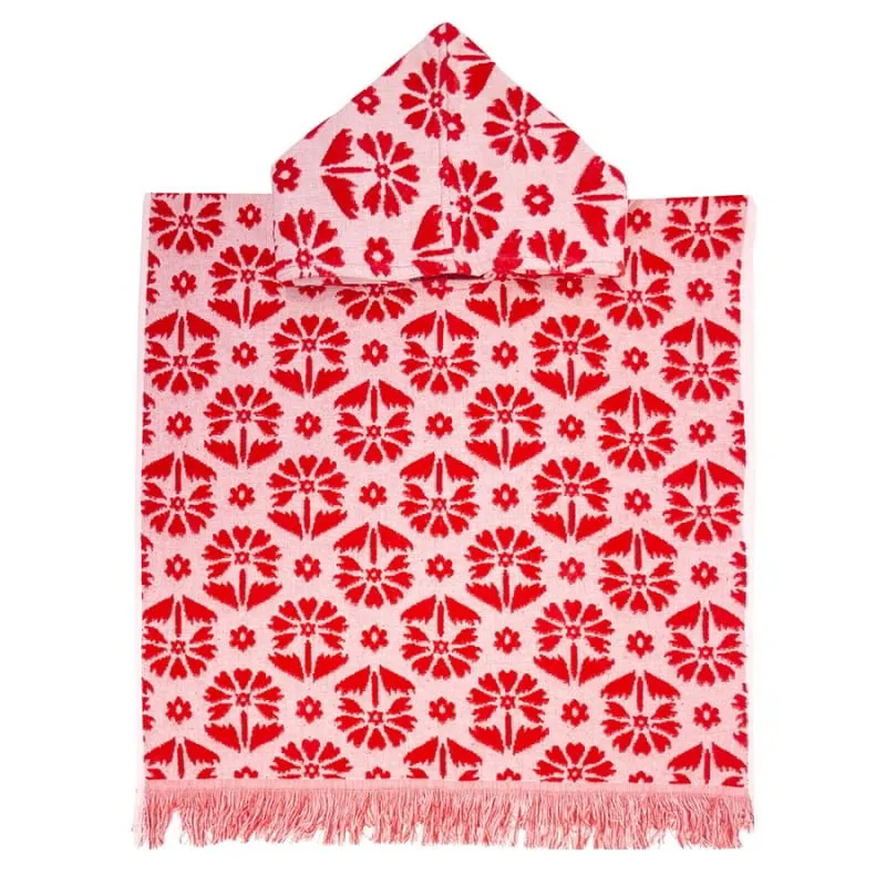 Bambury Flora Poppy Kids Poncho