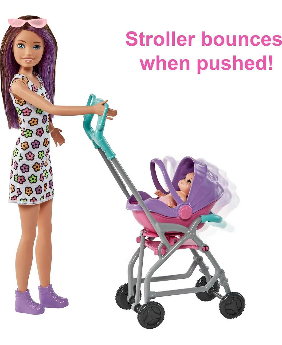 Barbie Skipper Babysitters, Inc. Doll and Stroller Playset