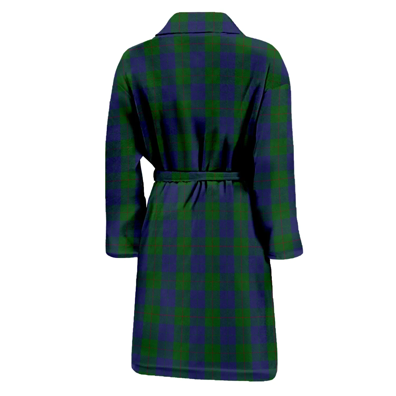 Barclay Tartan Bathrobe with Family Crest