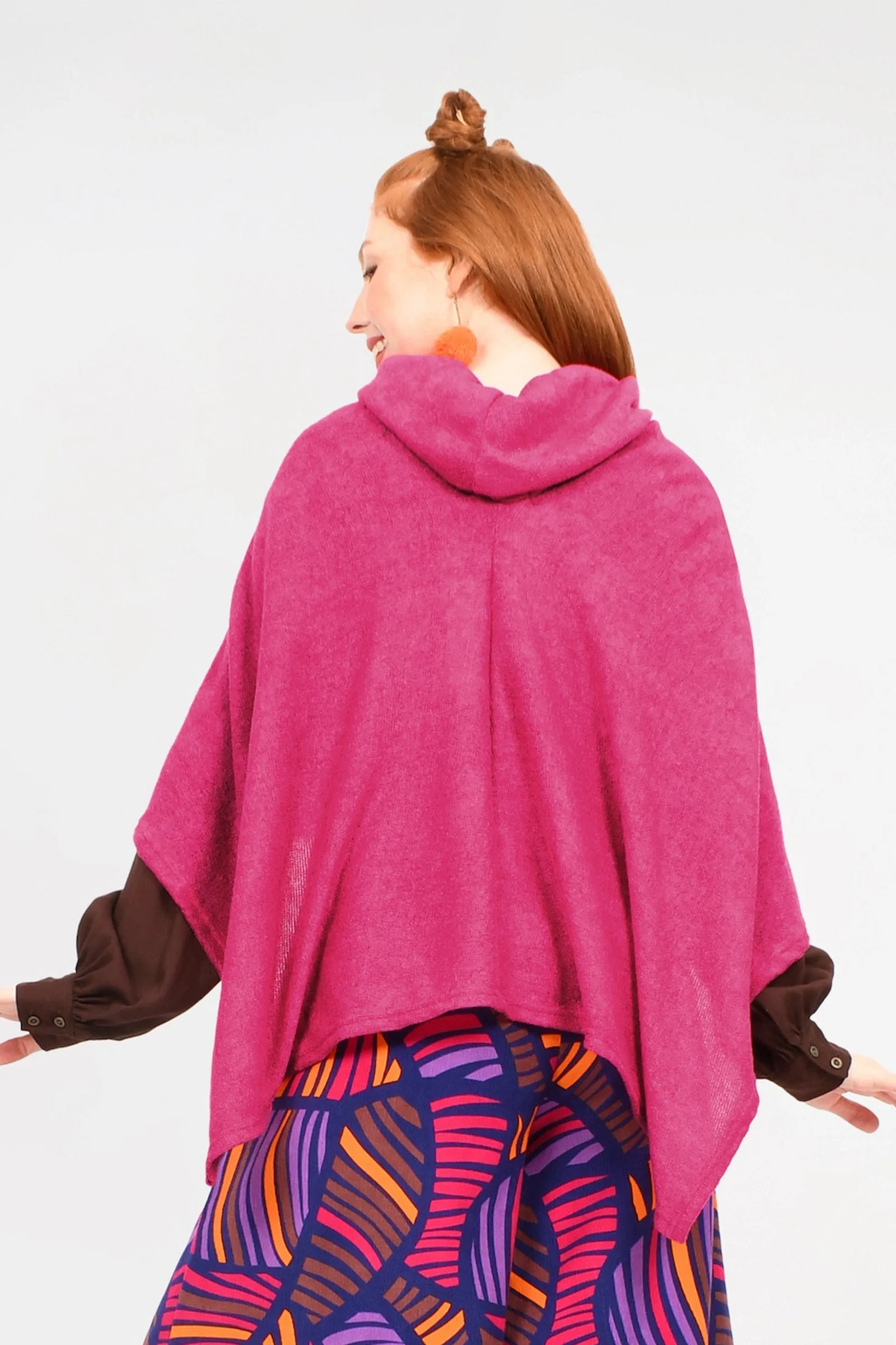 Birdie Knit Poncho