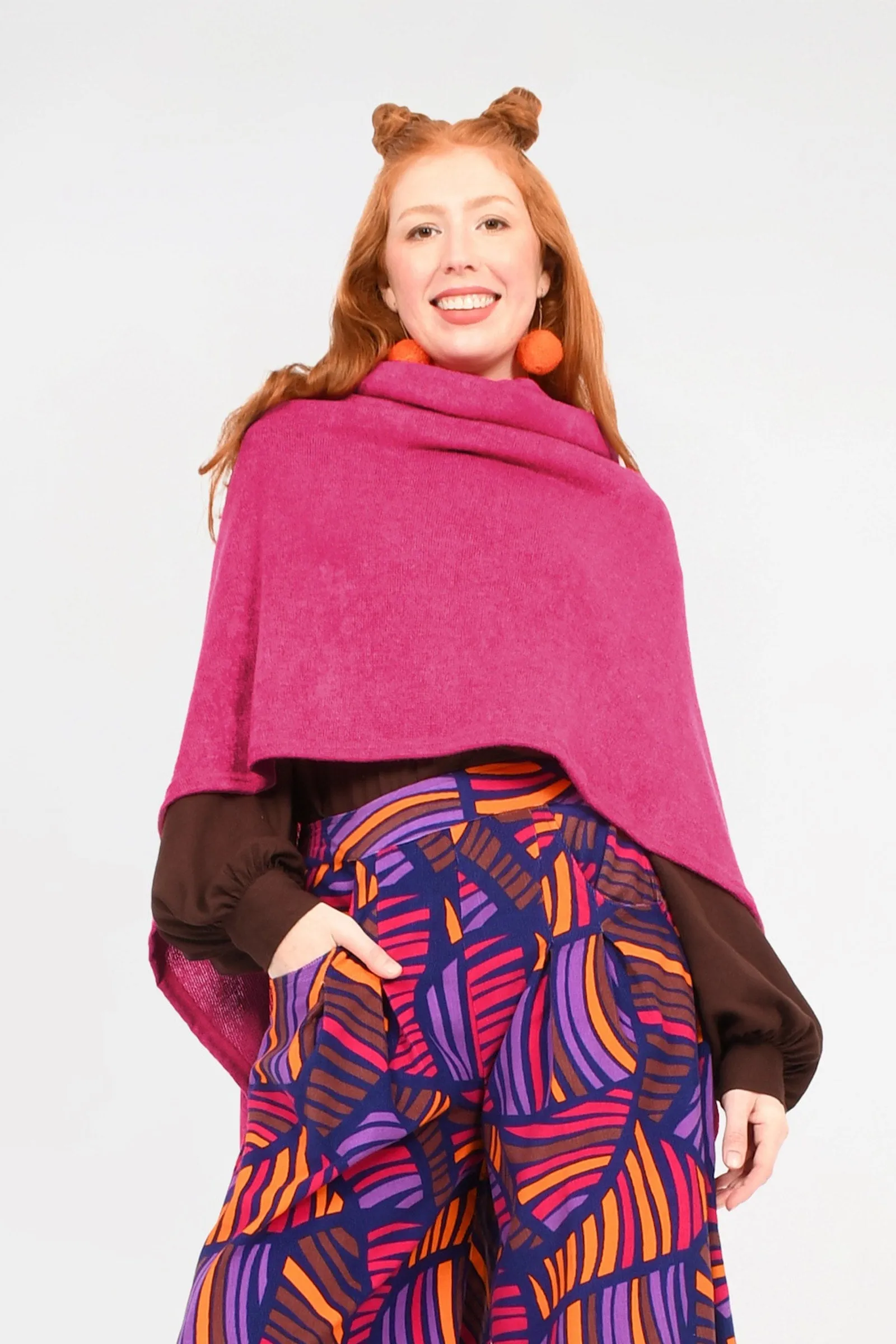 Birdie Knit Poncho