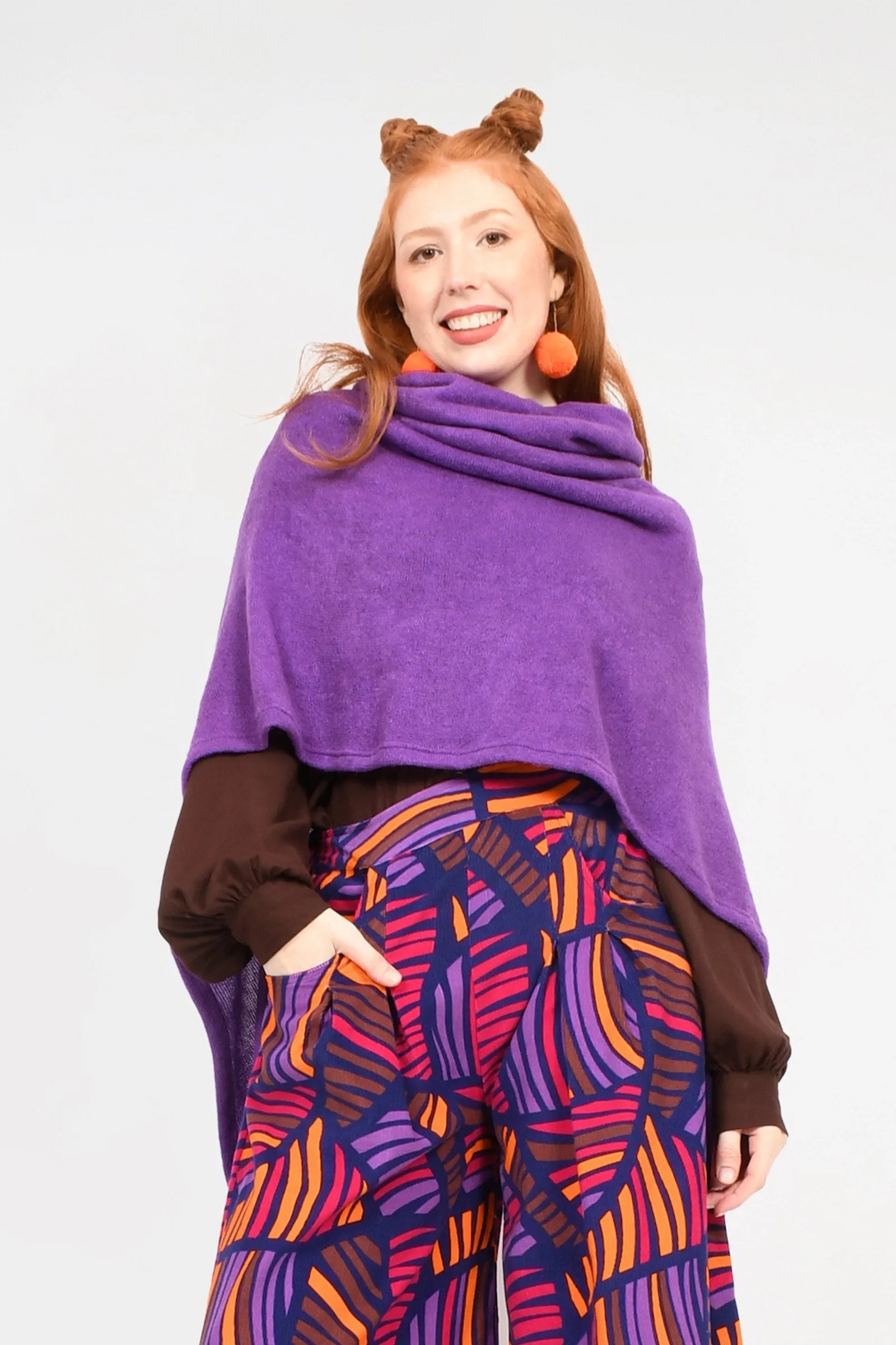 Birdie Knit Poncho