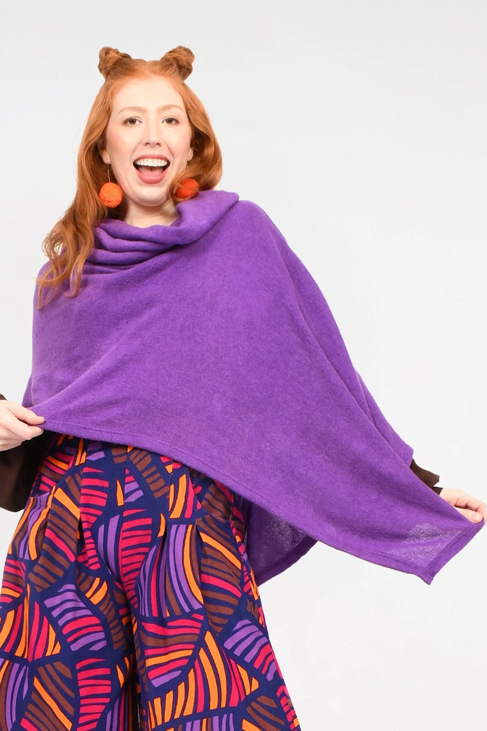 Birdie Knit Poncho