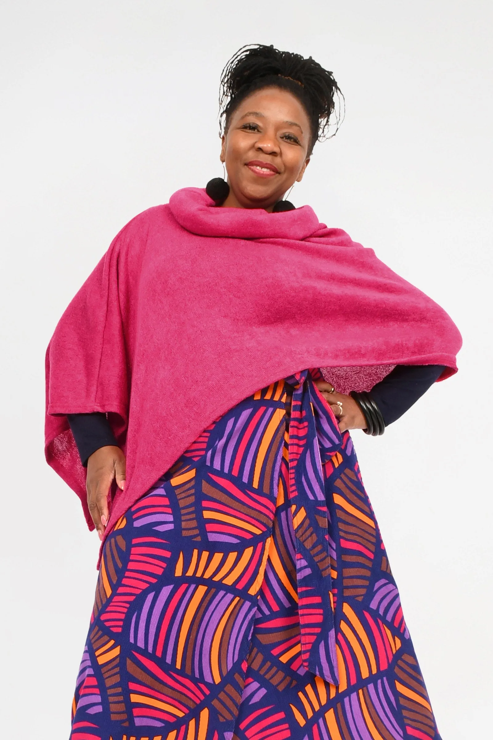 Birdie Knit Poncho