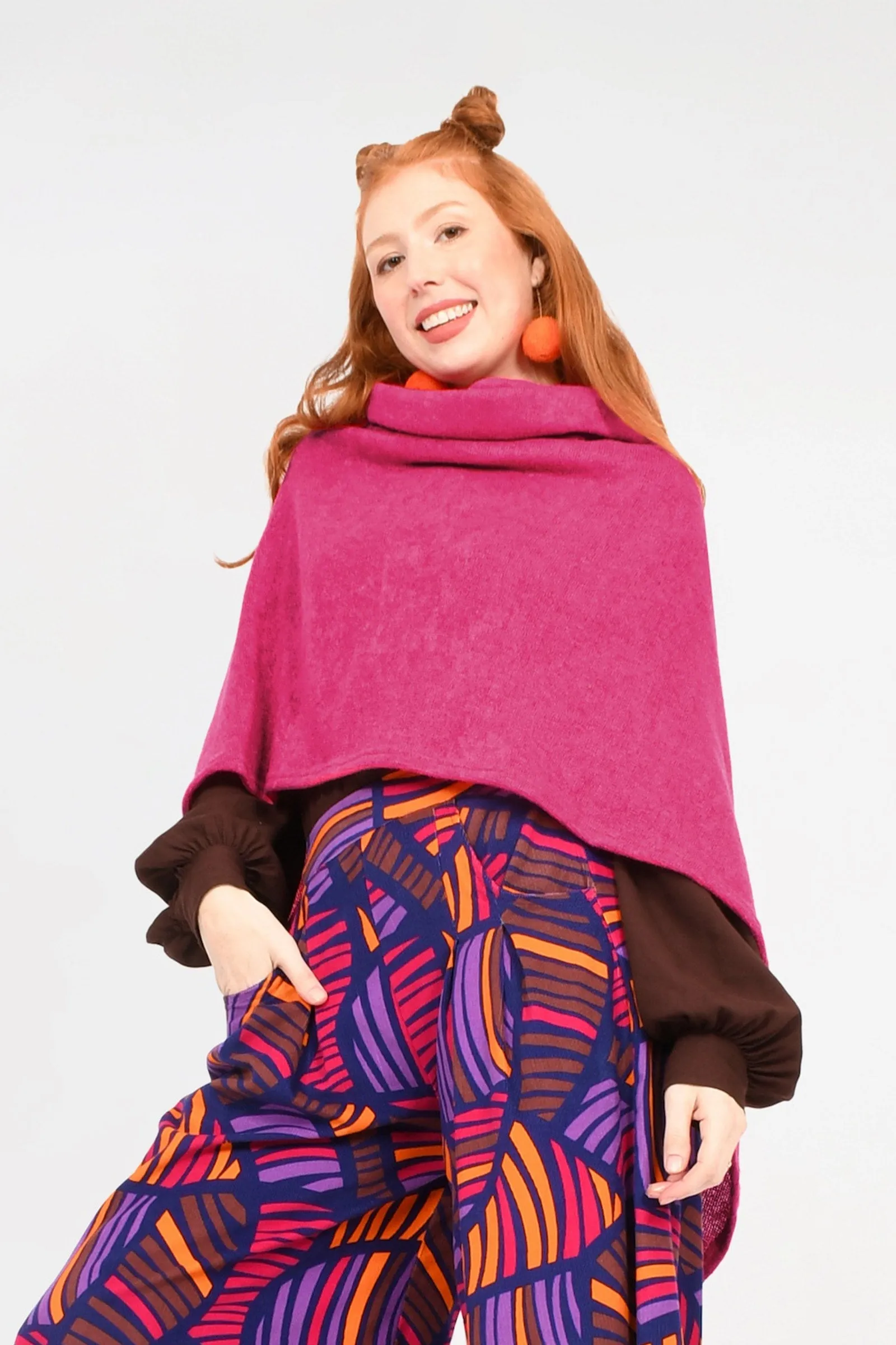 Birdie Knit Poncho