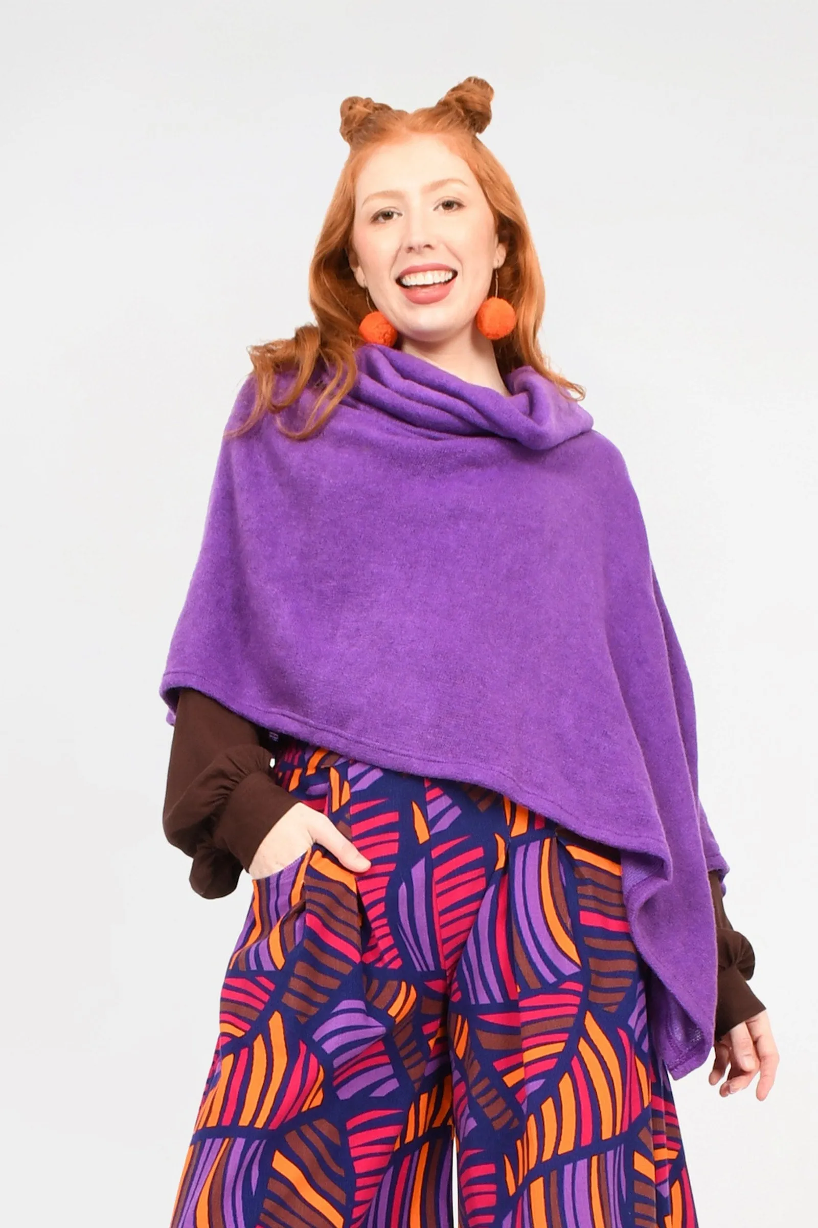 Birdie Knit Poncho