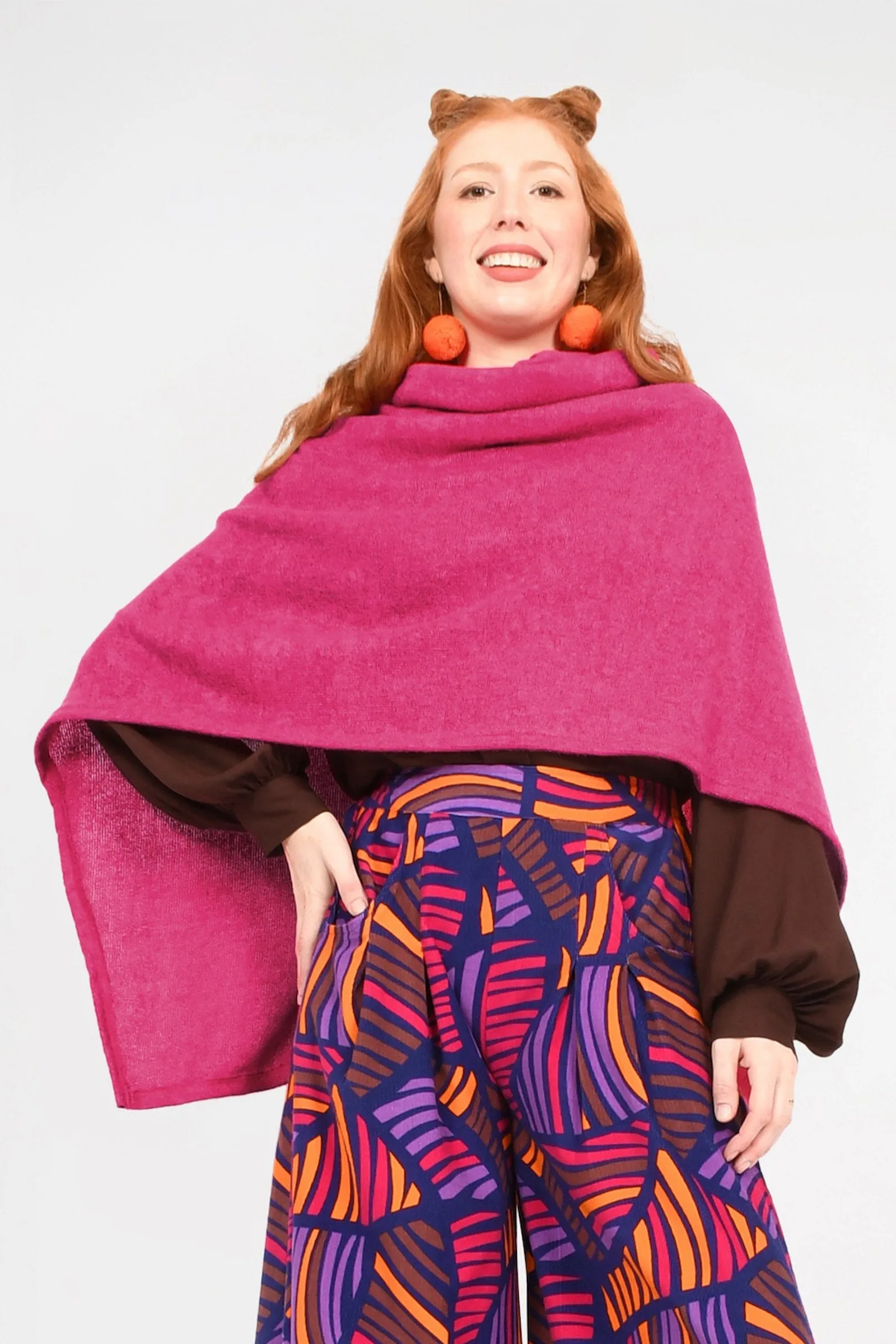 Birdie Knit Poncho