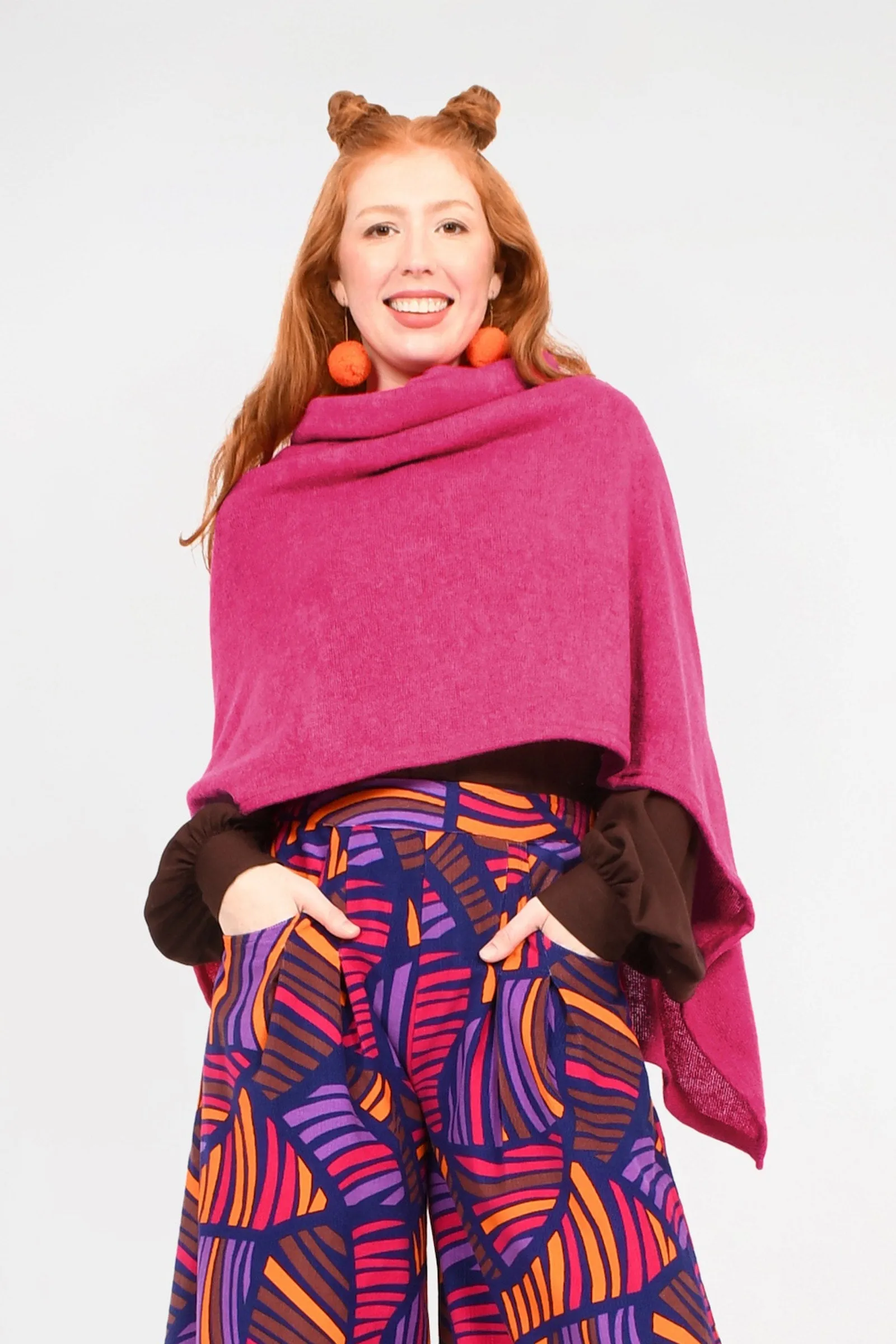 Birdie Knit Poncho