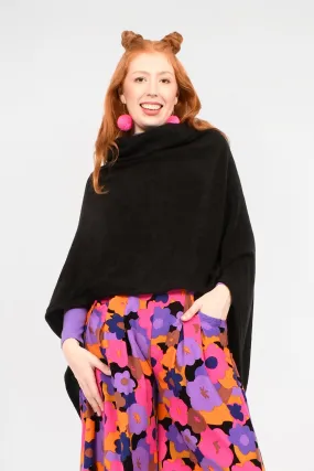 Birdie Knit Poncho