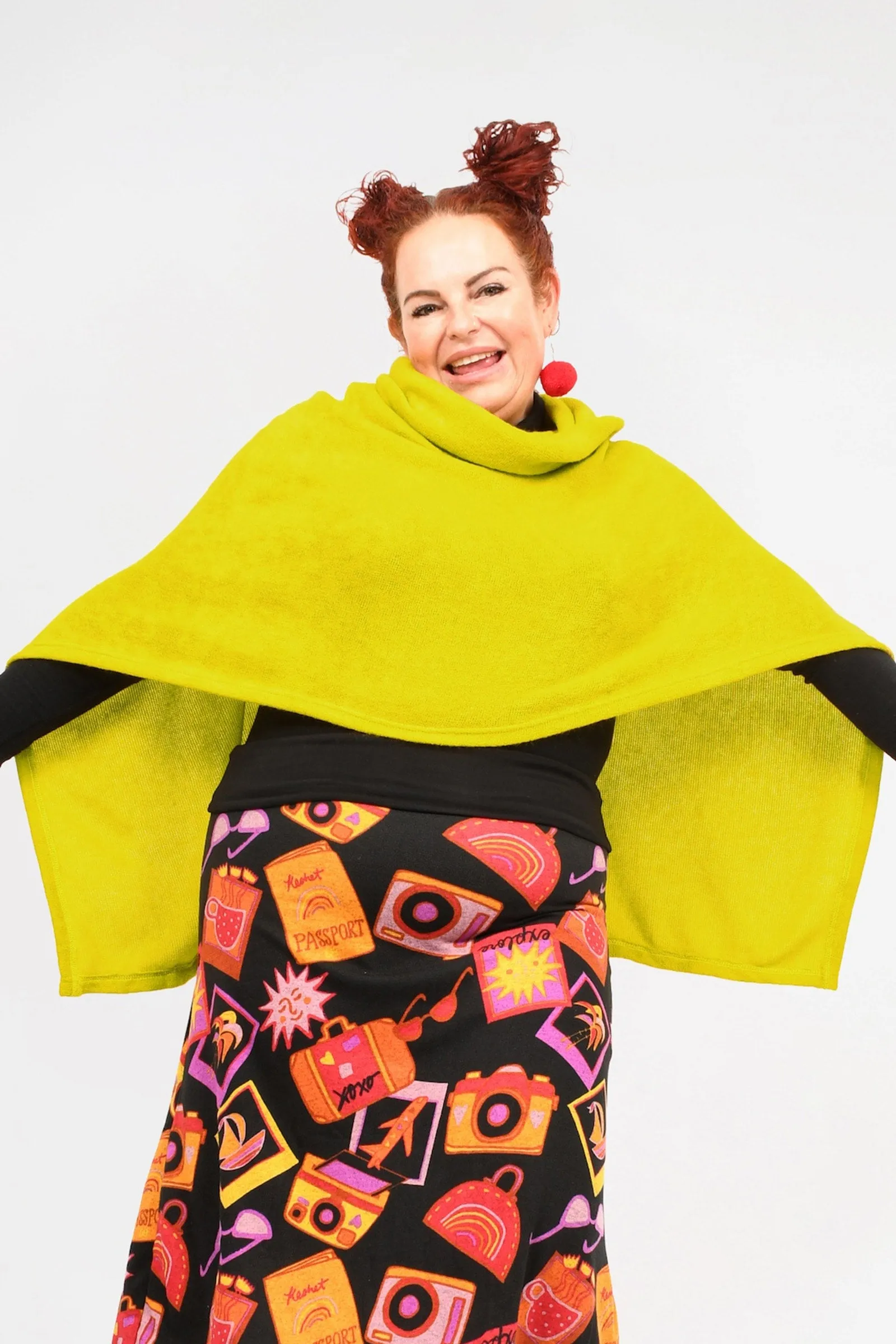 Birdie Knit Poncho