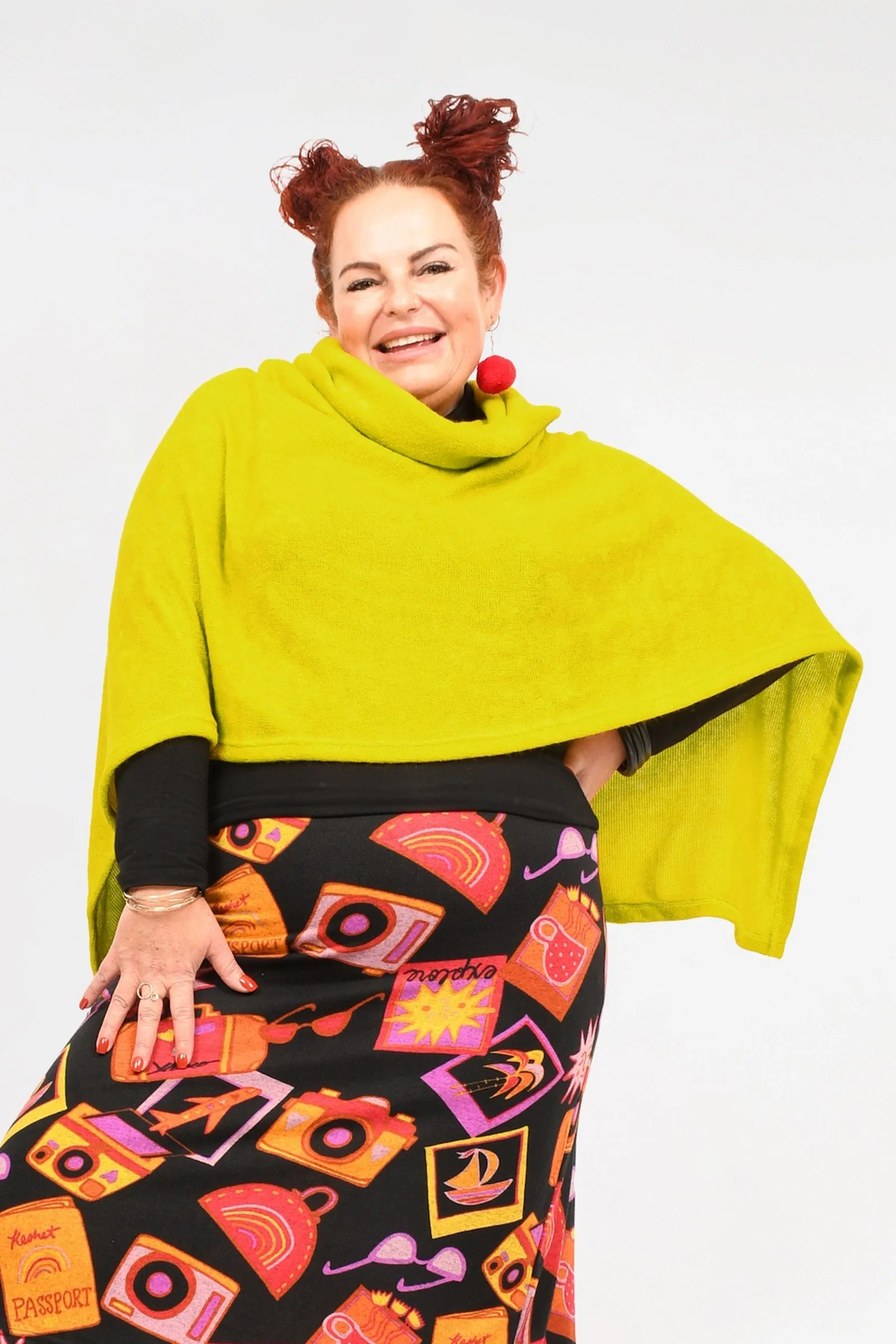 Birdie Knit Poncho