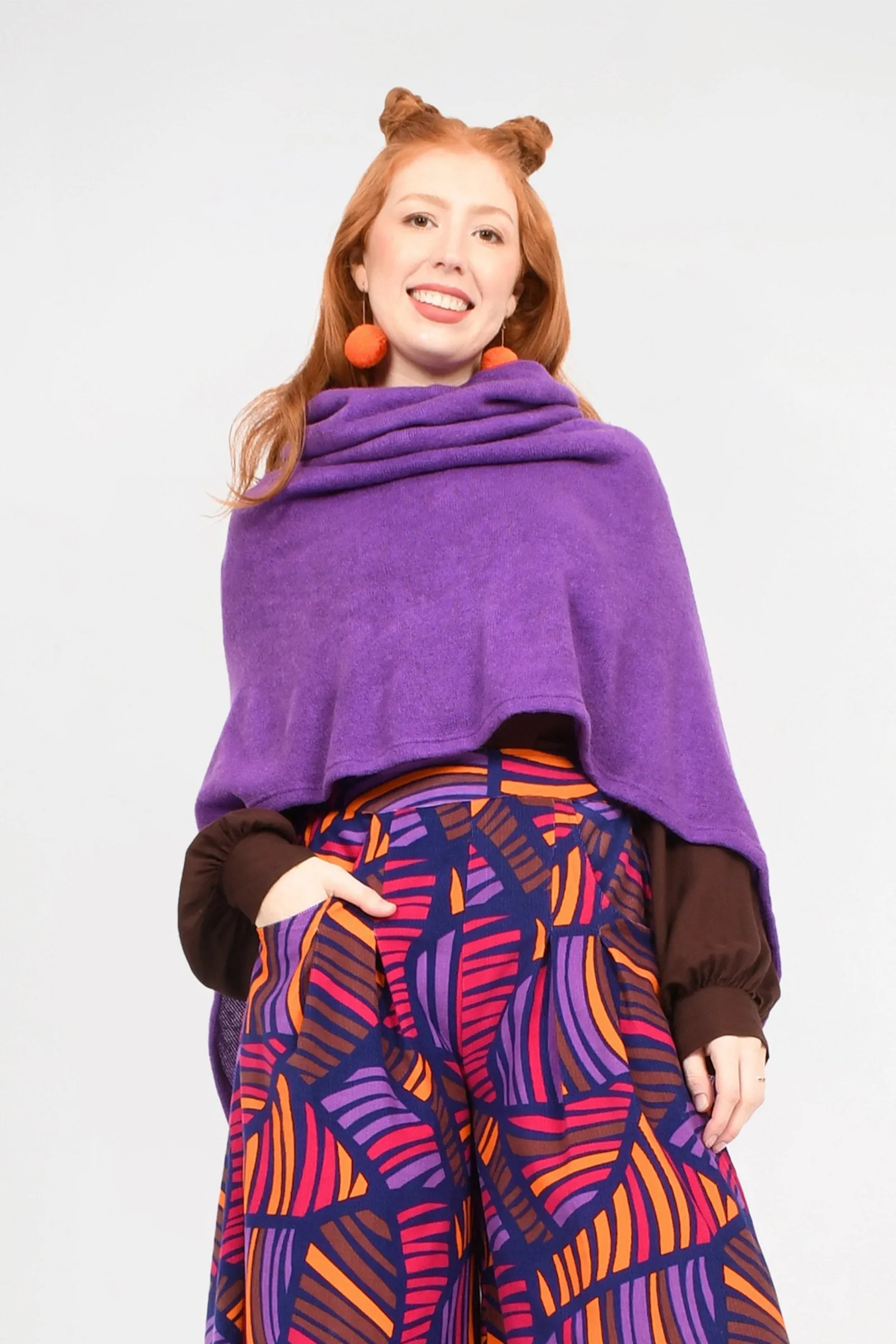 Birdie Knit Poncho