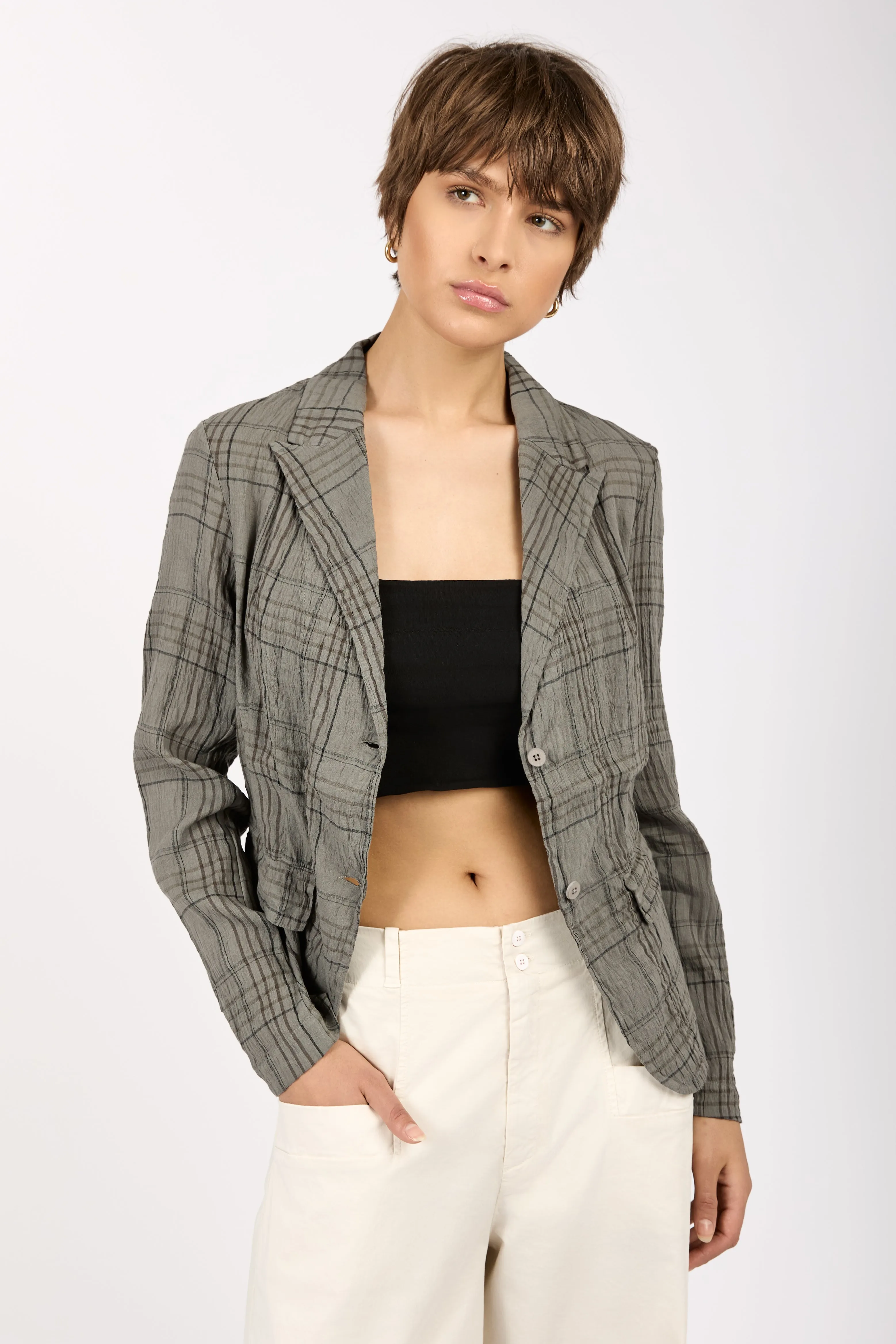 Blazer Jacket in Grey