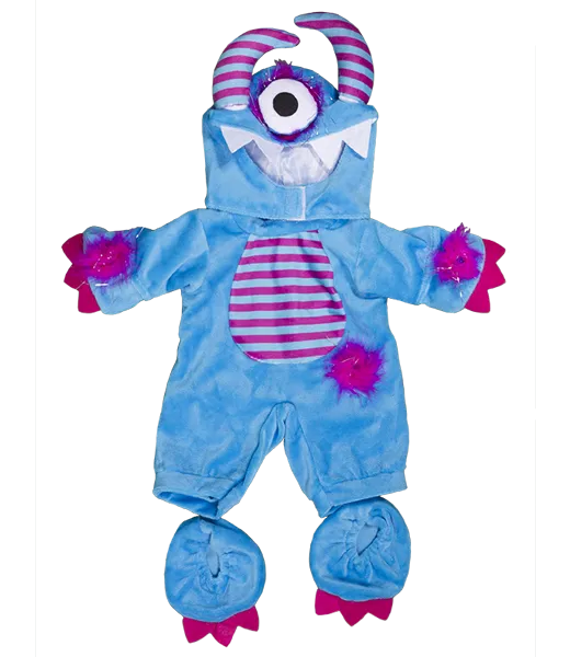 Blue Purple Monster Costume