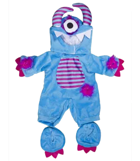 Blue Purple Monster Costume