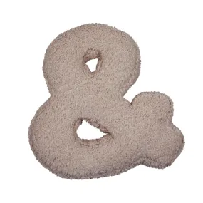 Boucle Letter Cushion & Mocha | Teddy Letter Cushion Mocha