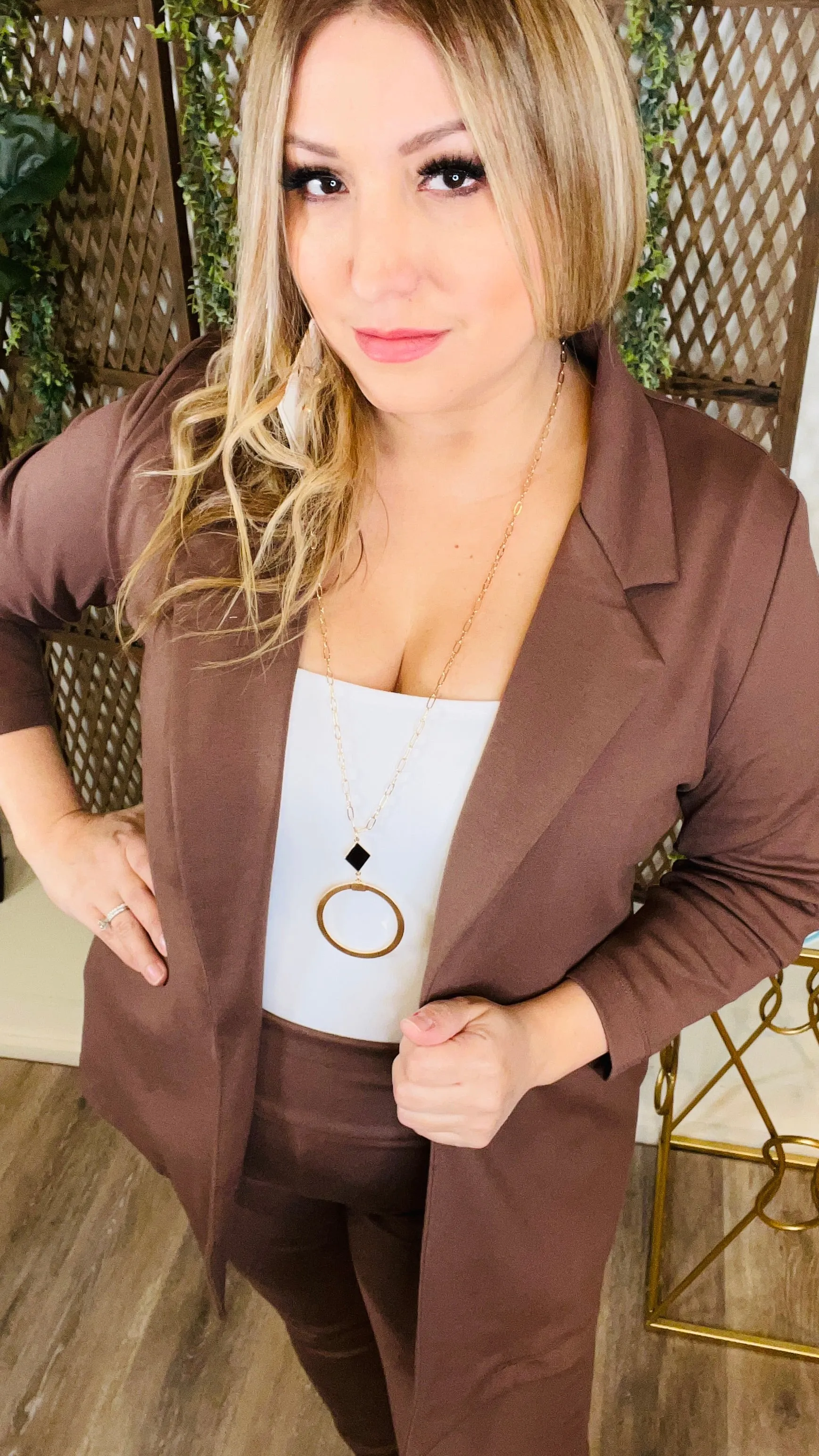 Brown Magic Blazer