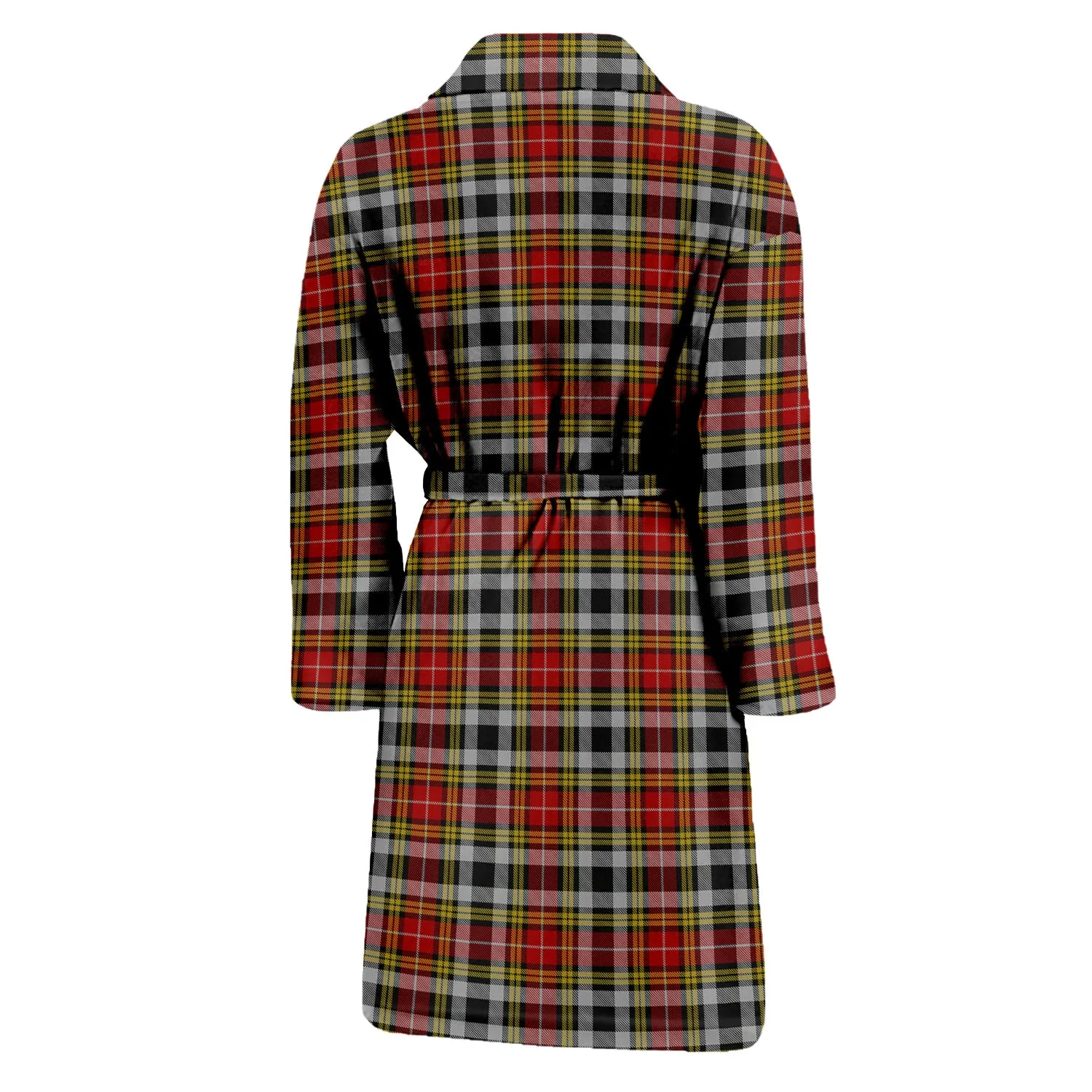 Buchanan Old Dress Tartan Bathrobe with Family Crest