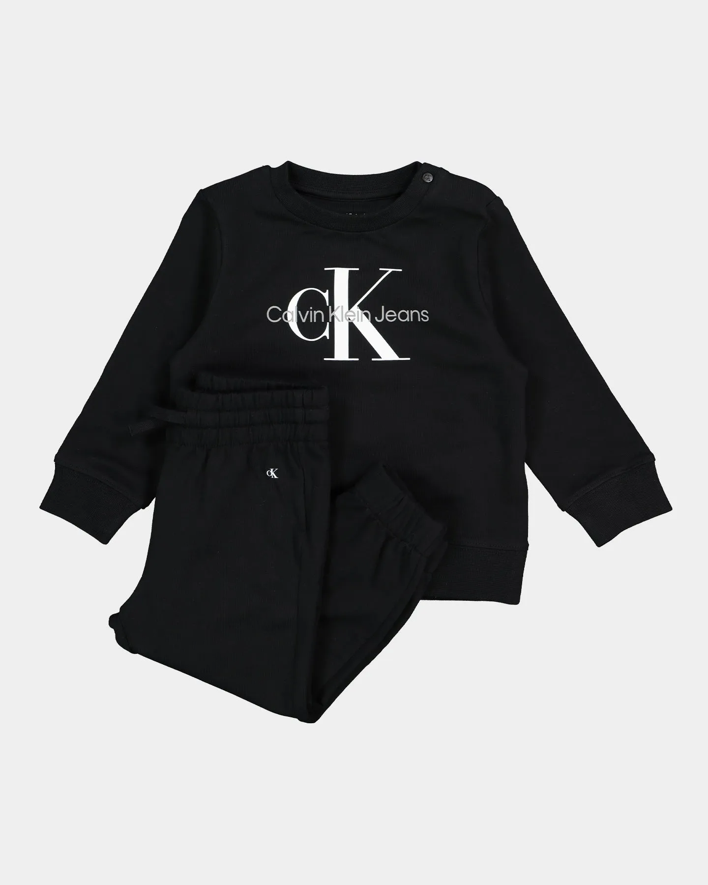 Calvin Klein Infants' Monogram Sweatshirt Set CK Black