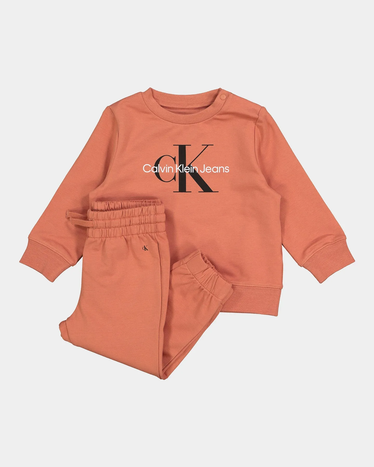 Calvin Klein Infants' Monogram Sweatshirt Set Copper