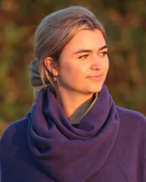 Cashmere Blend Contrast Edge Snood