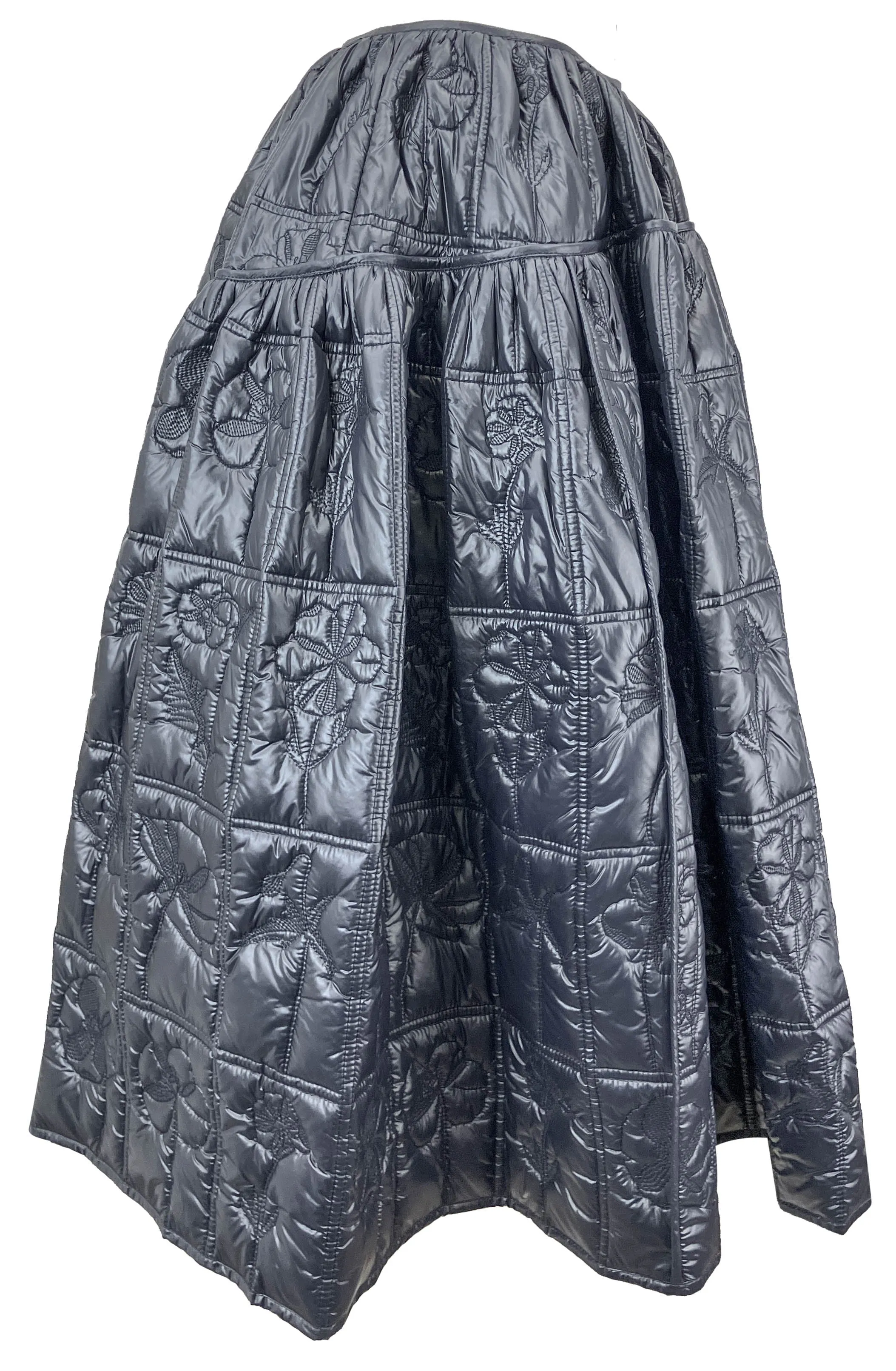 Cecile Bahnsen Rosie Quilted Skirt in Navy