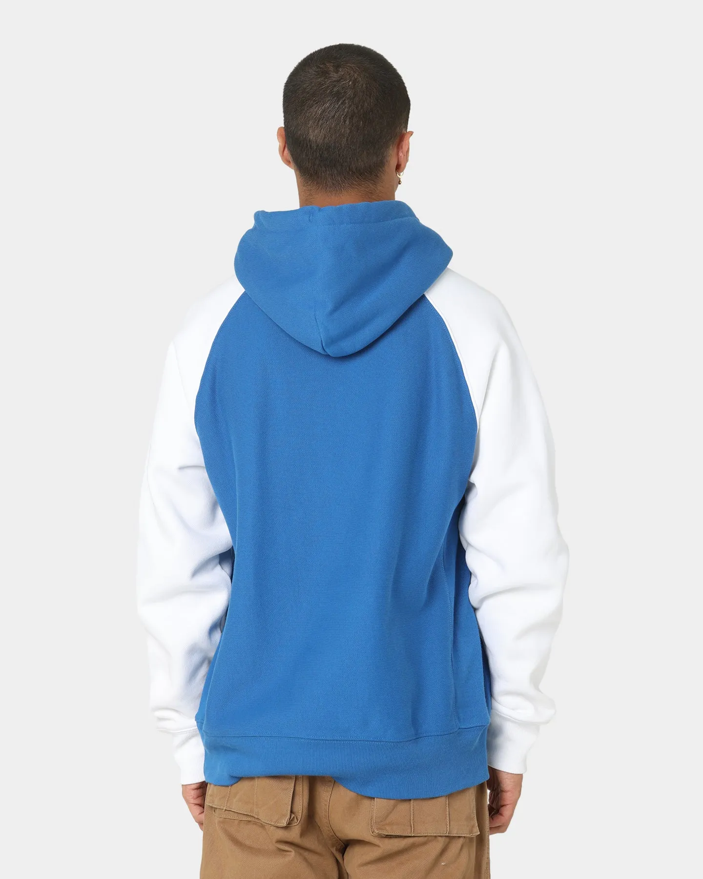 Champion Reverse Weave Raglan Hoodie Living In Blue