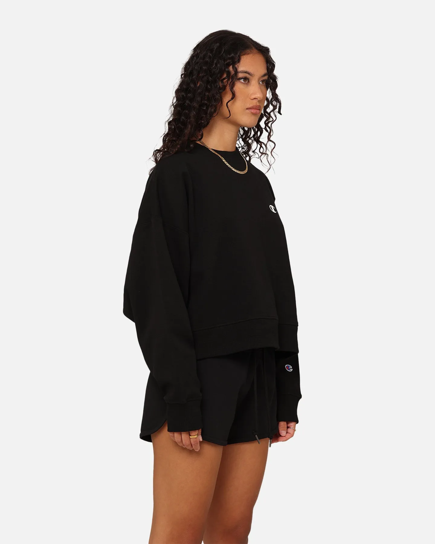 Champion Women's Rochester Base Crewneck Black