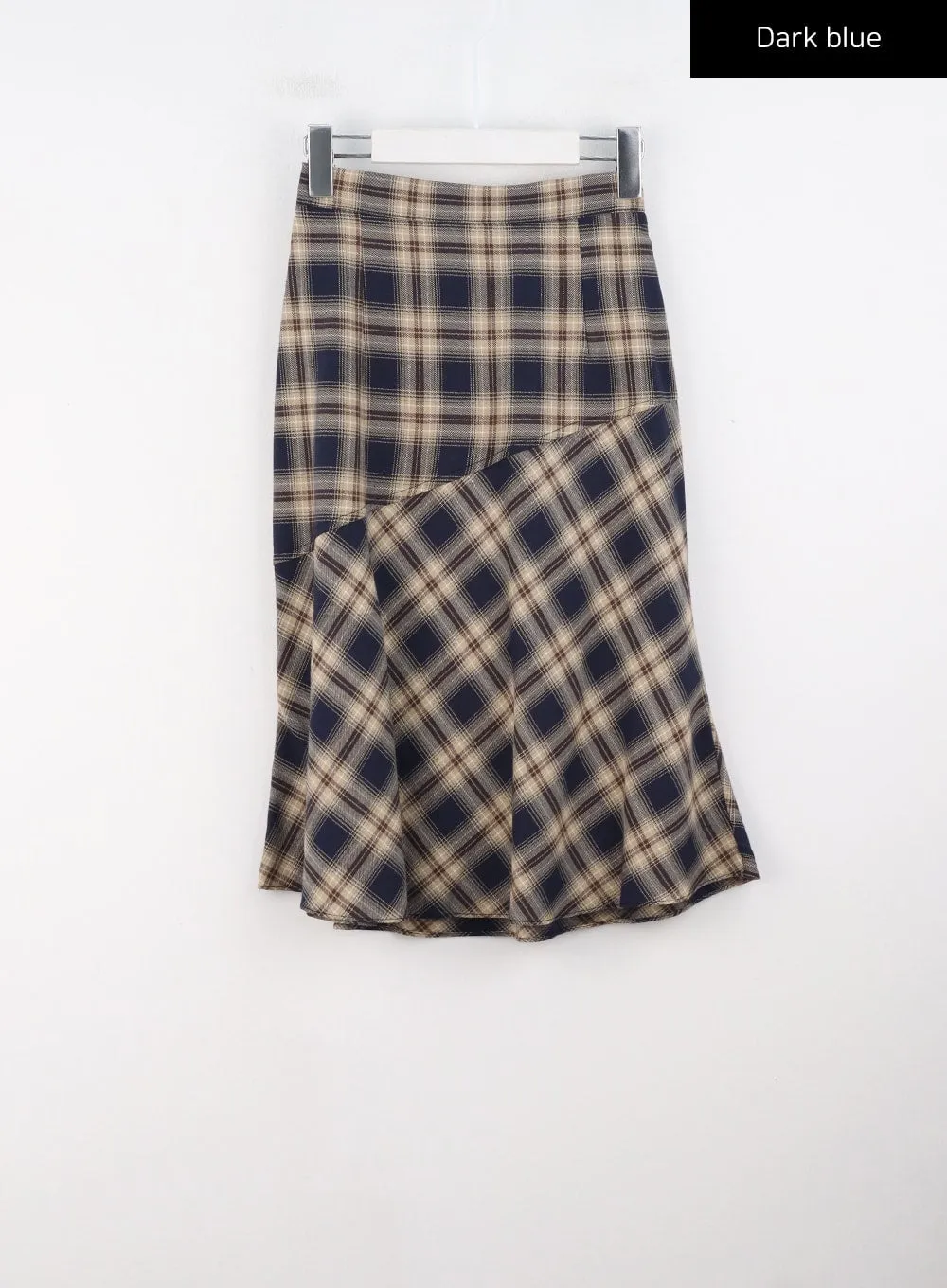 Checkered Midi Skirt CS308