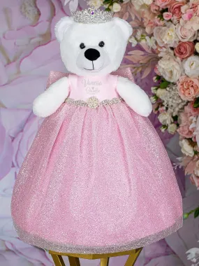 Cherry Blossom theme last teddy bear for quinceanera