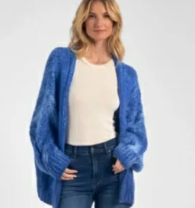 Chunky Blue Cardigan-One Size Fits All