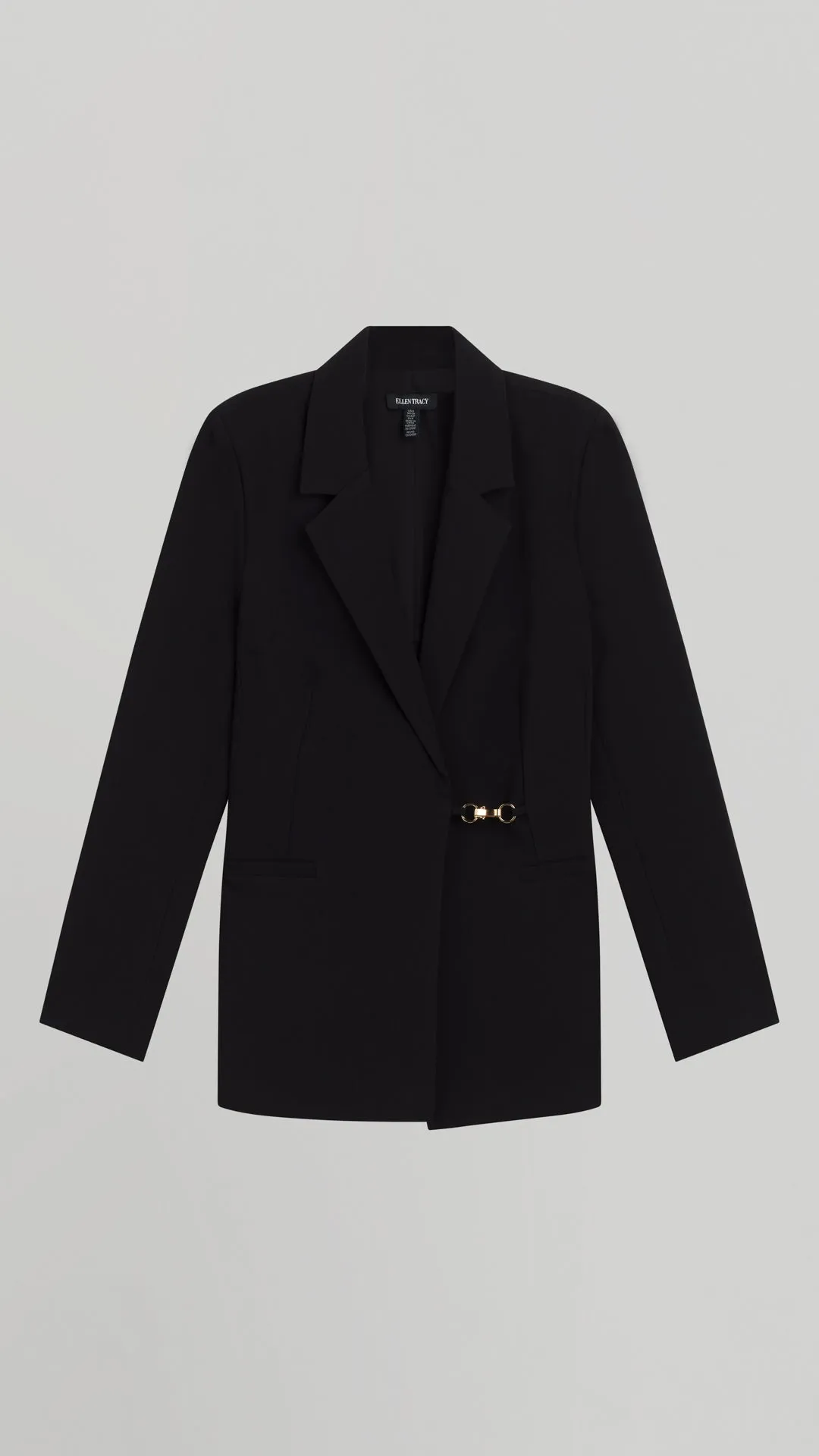 CLASP-CLOSURE BLAZER