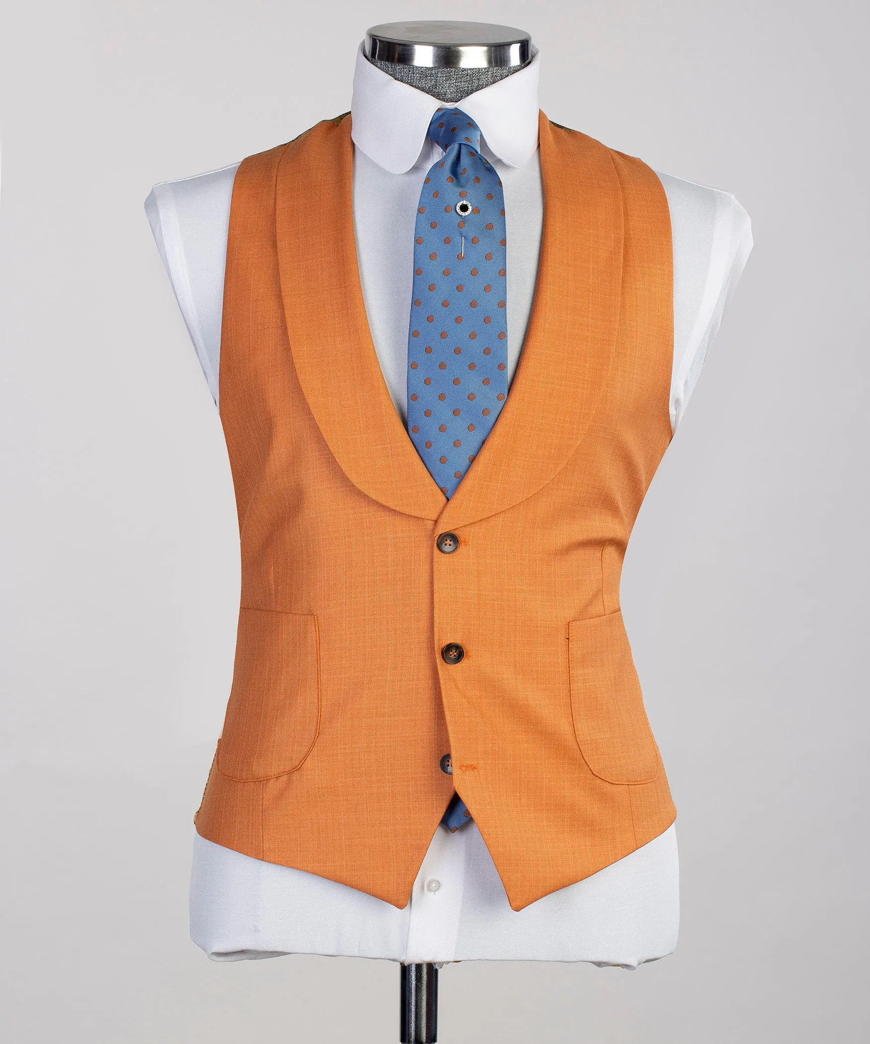 Classic Business Deep Orange Suit