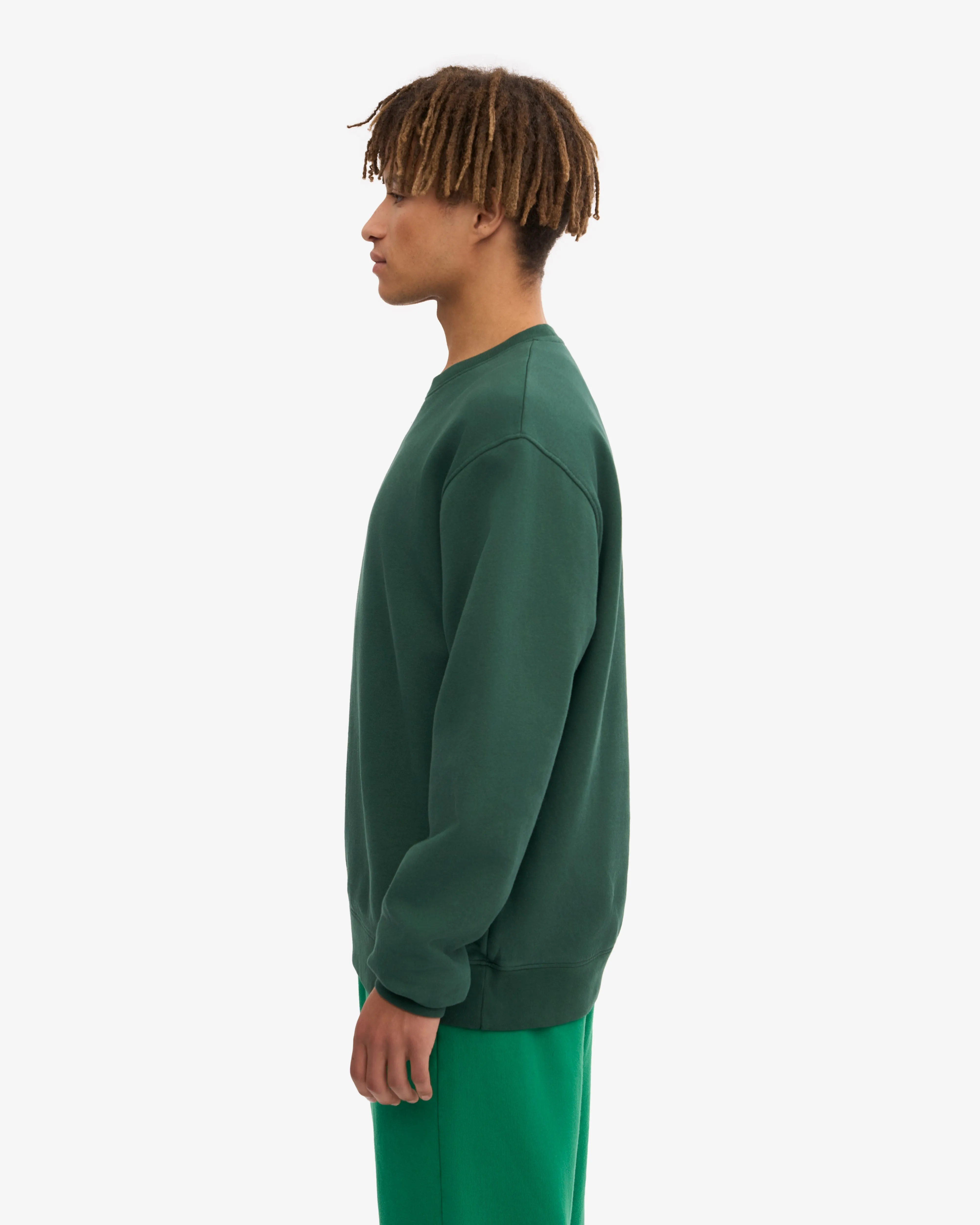 Classic Organic Crew - Emerald Green