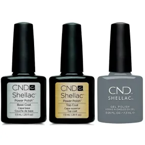 CND - Shellac Combo - Base, Top & Whisper