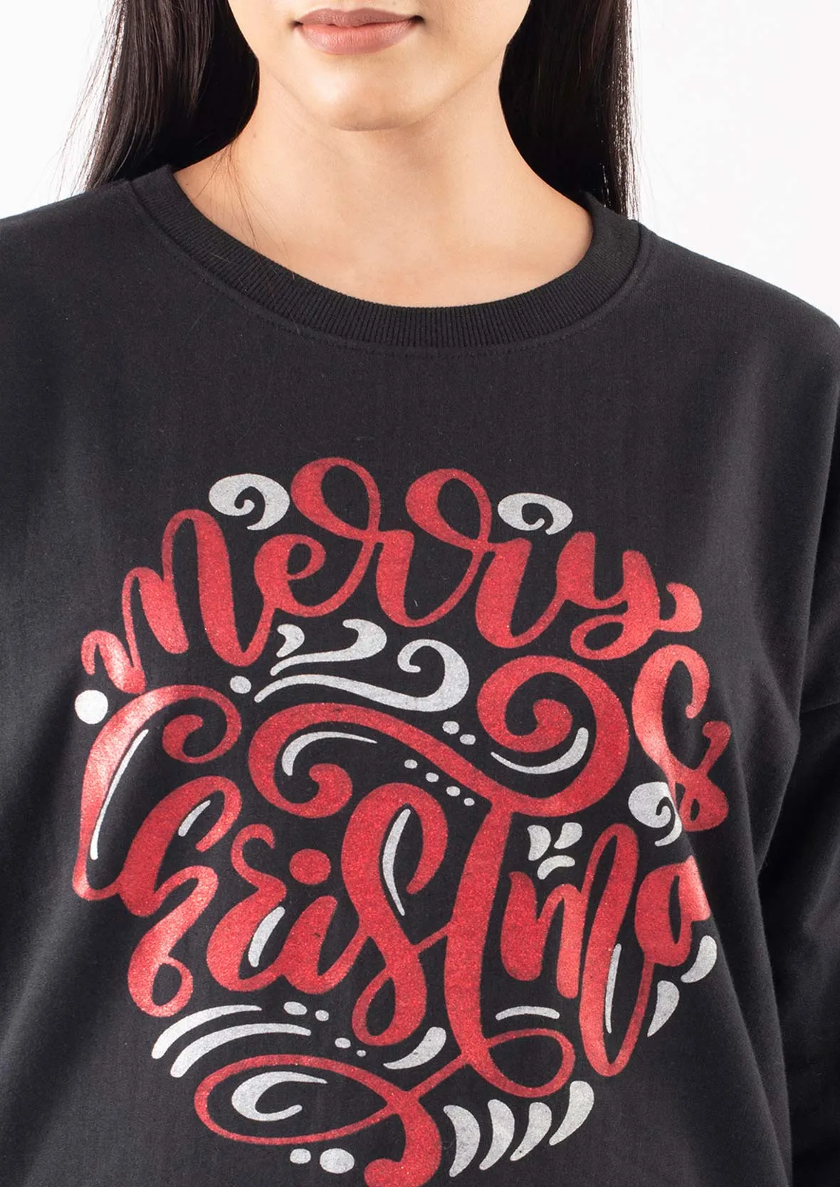 Cotton Fleece Christmas Sweatshirts