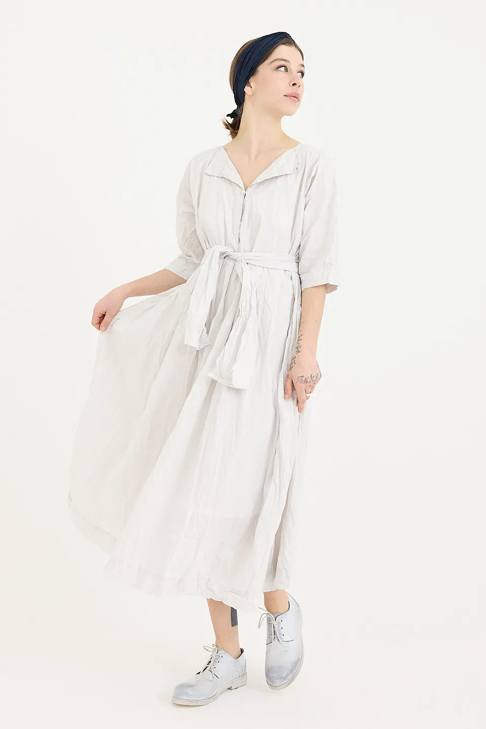 Daniela Gregis - Operaio Nido Lavato Cotton Dress