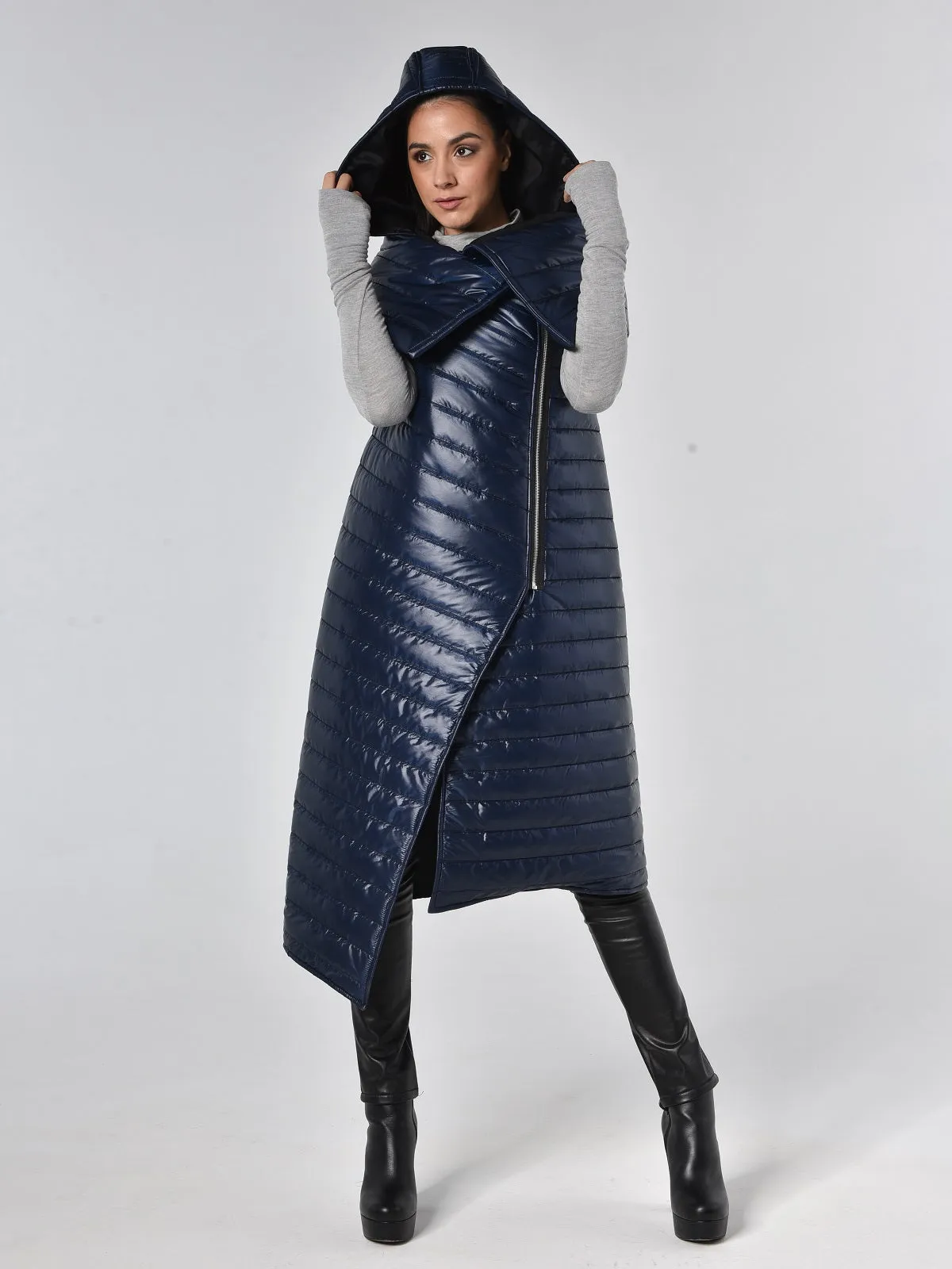 Dark Blue Puffer Vest