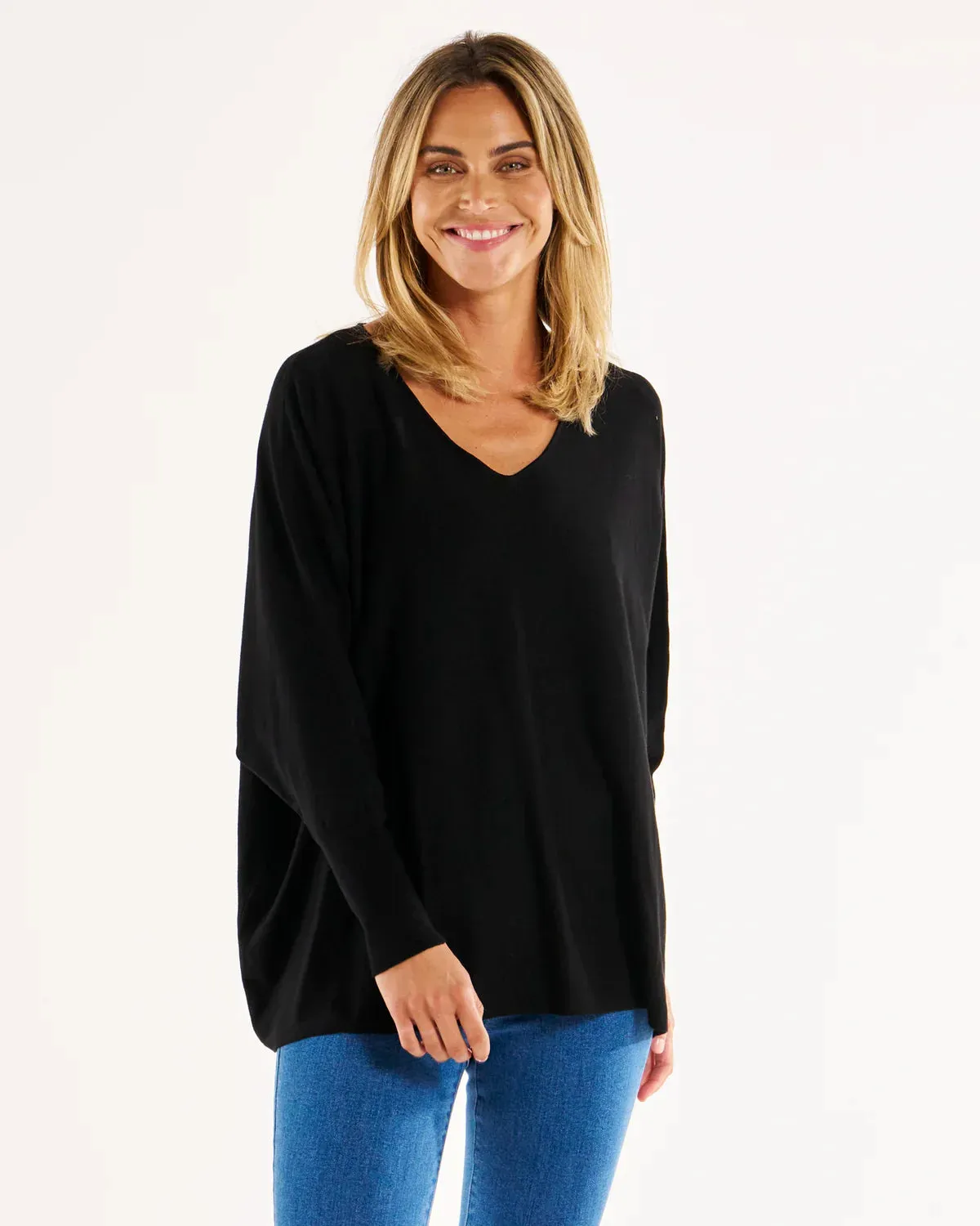 DESTINY KNIT JUMPER - Black