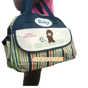 Diaper Bag (Baby With Bear) Blue