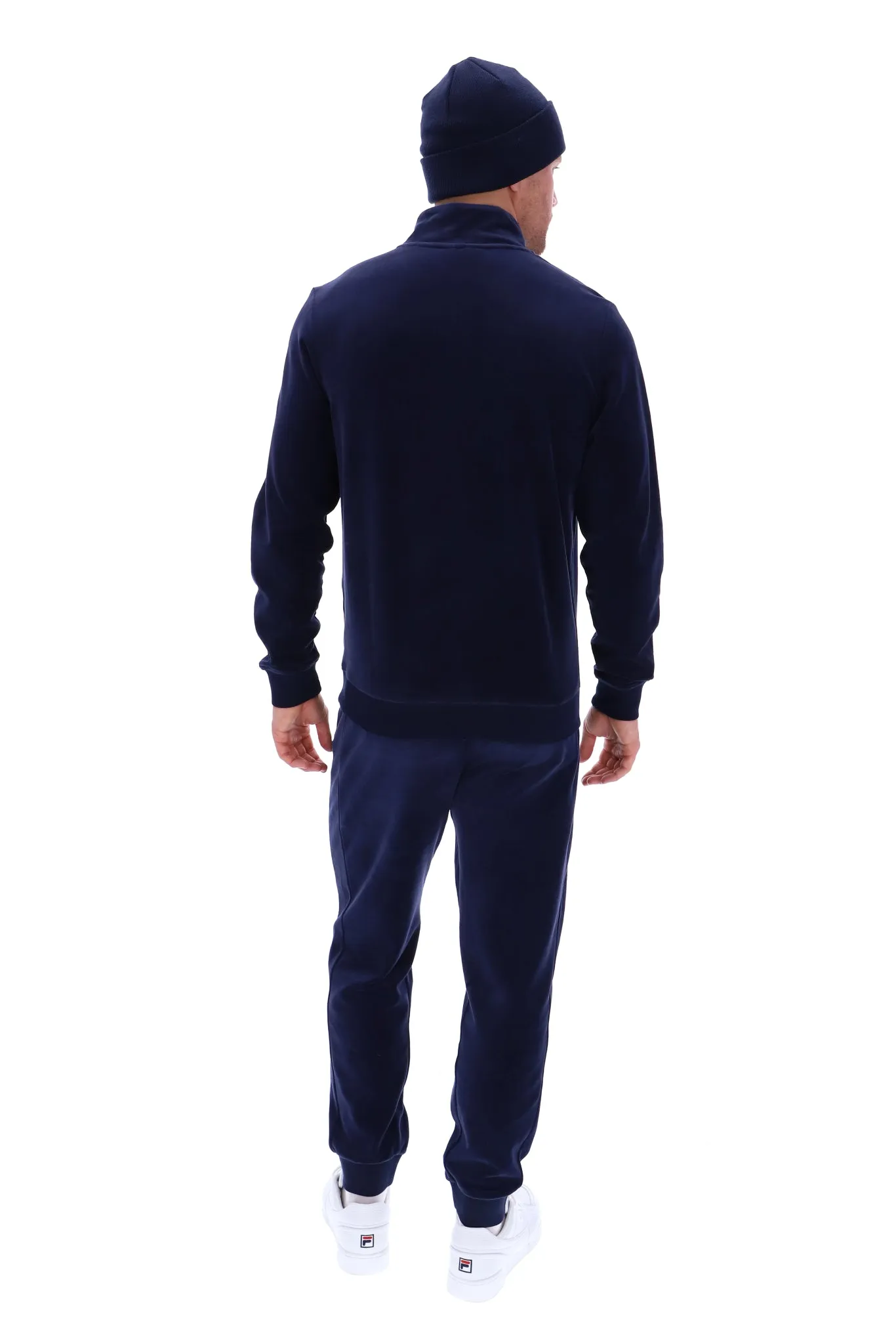 Duke Velour 1/4 Zip With Piping